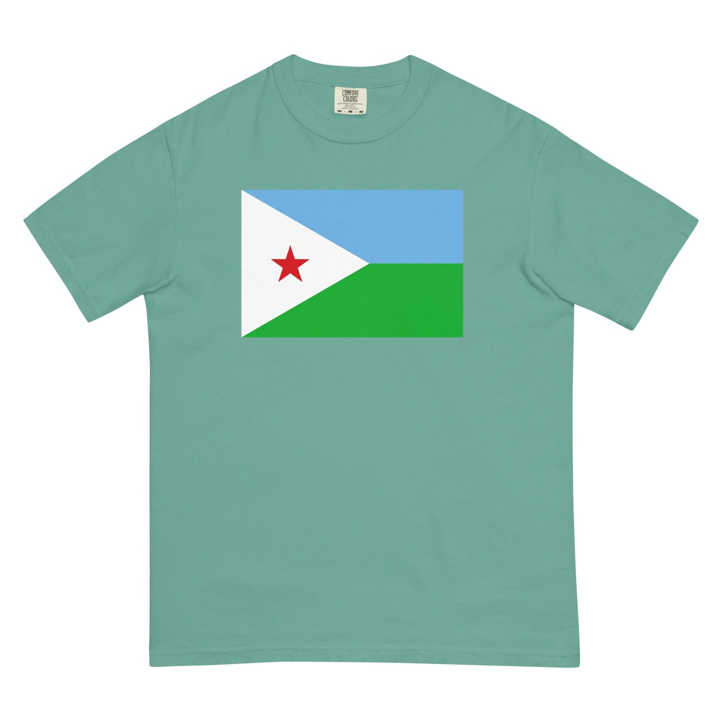 Djibouti heritage shirt, espresso, size large