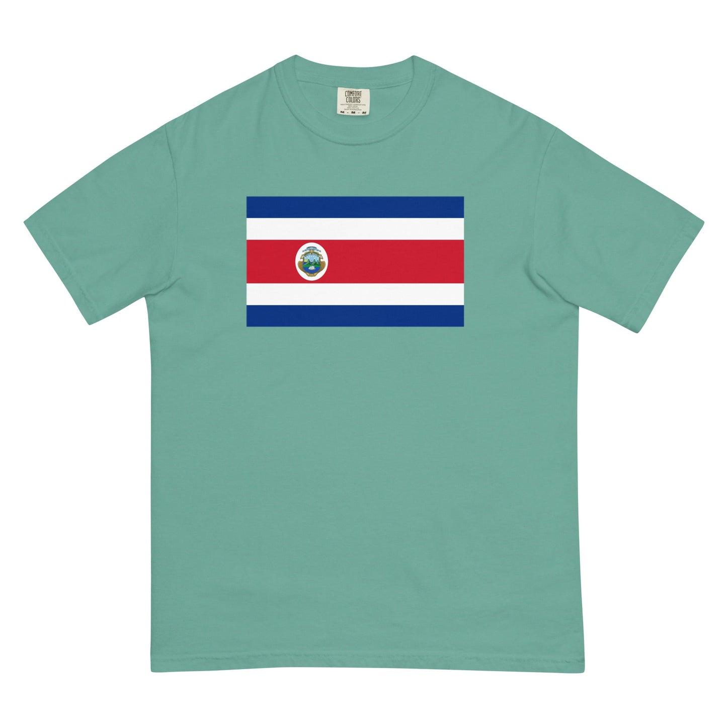 Costa Rica heritage shirt, espresso, size large