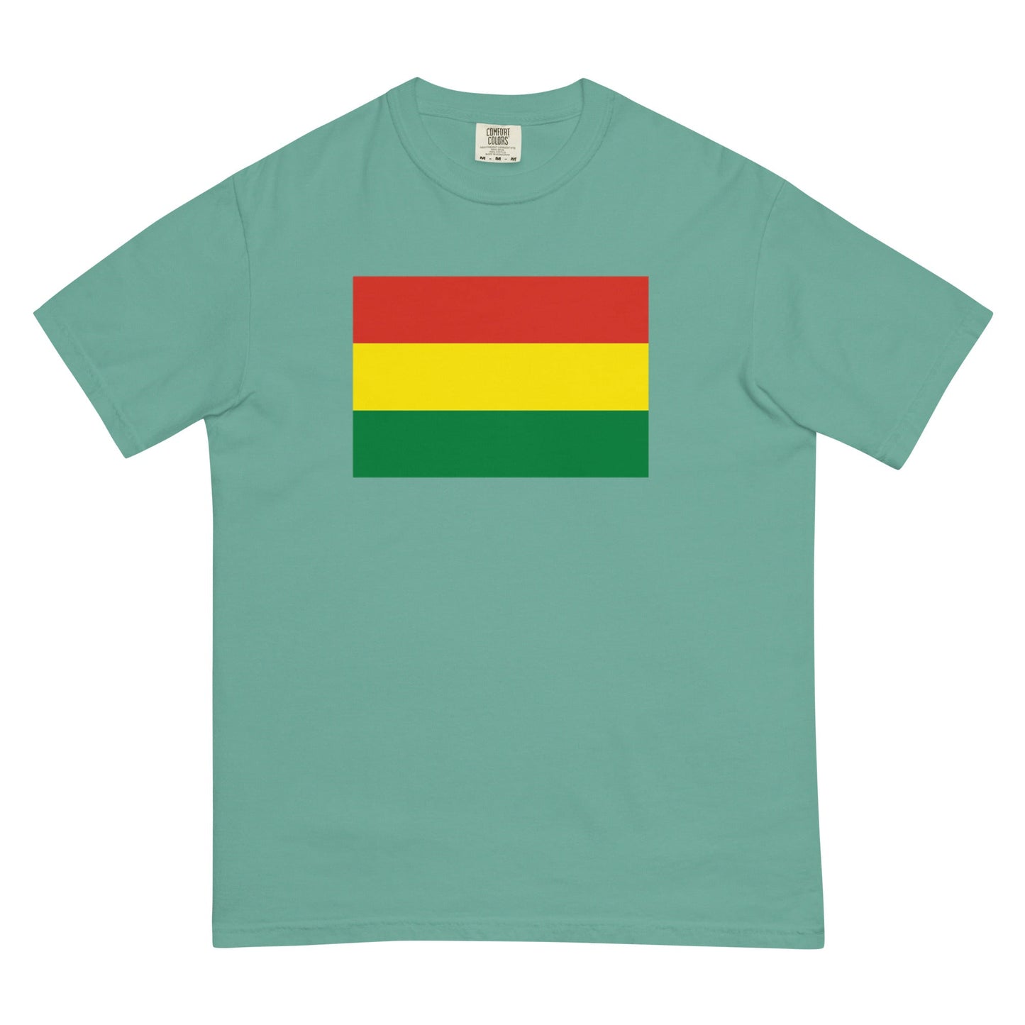 Bolivia flag shirt in flo blue, size extra large