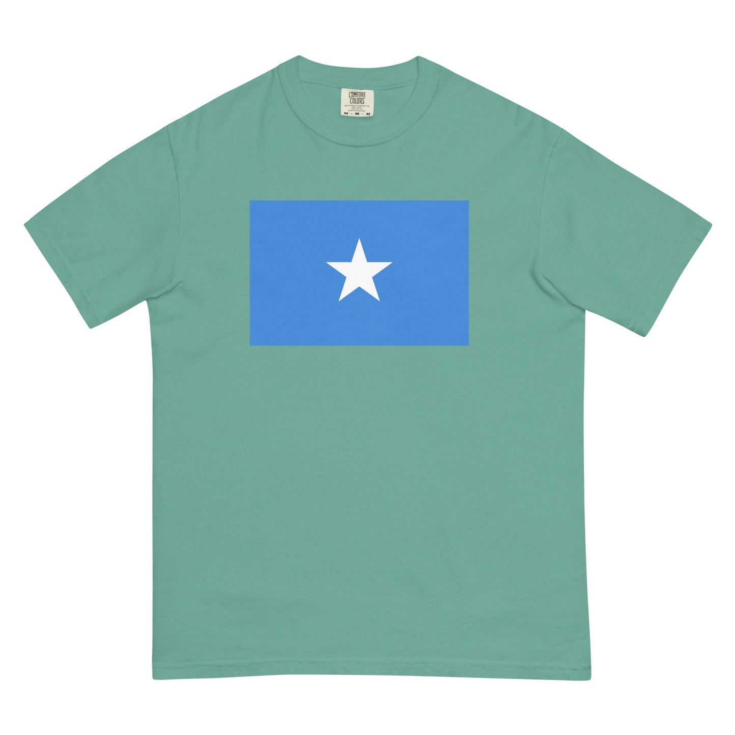 Bold Somalia flag design tee in true navy, 3X large