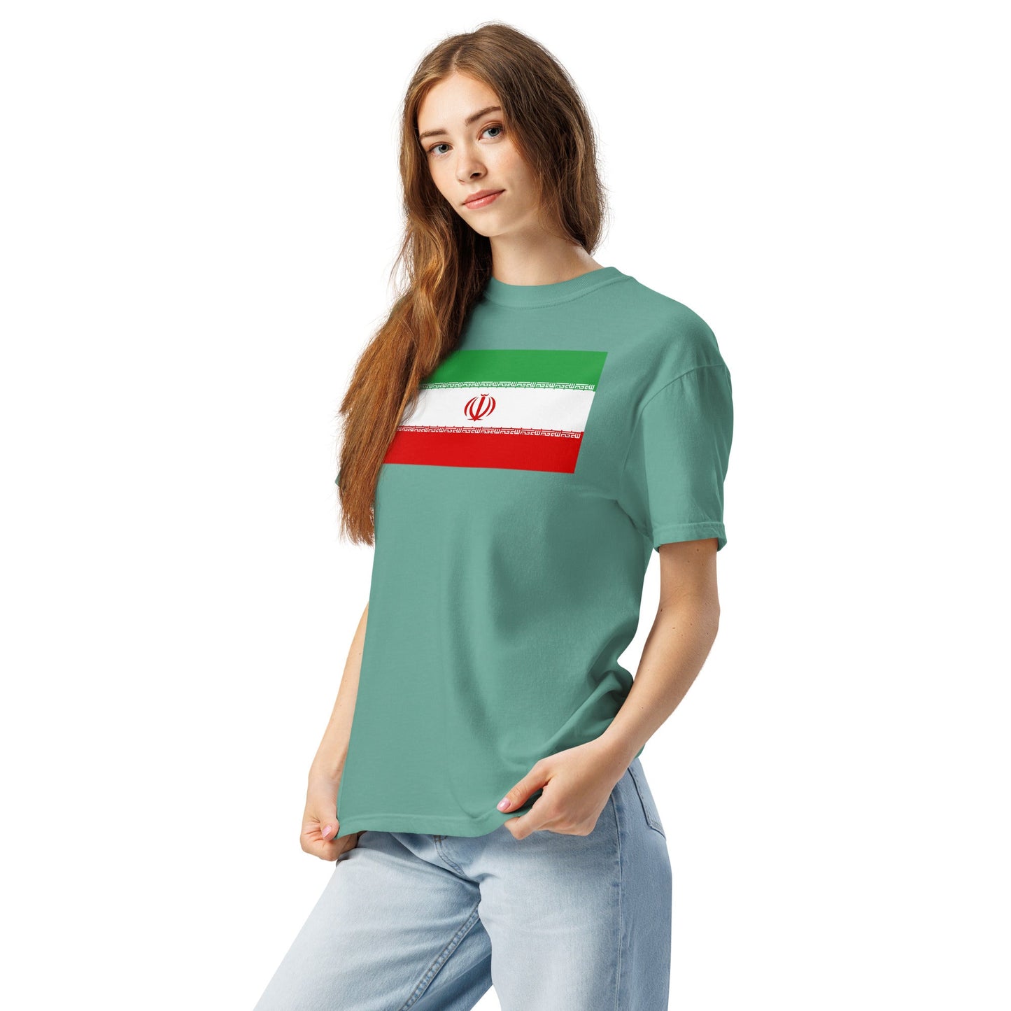 true navy flag shirt for Iran – size extra large