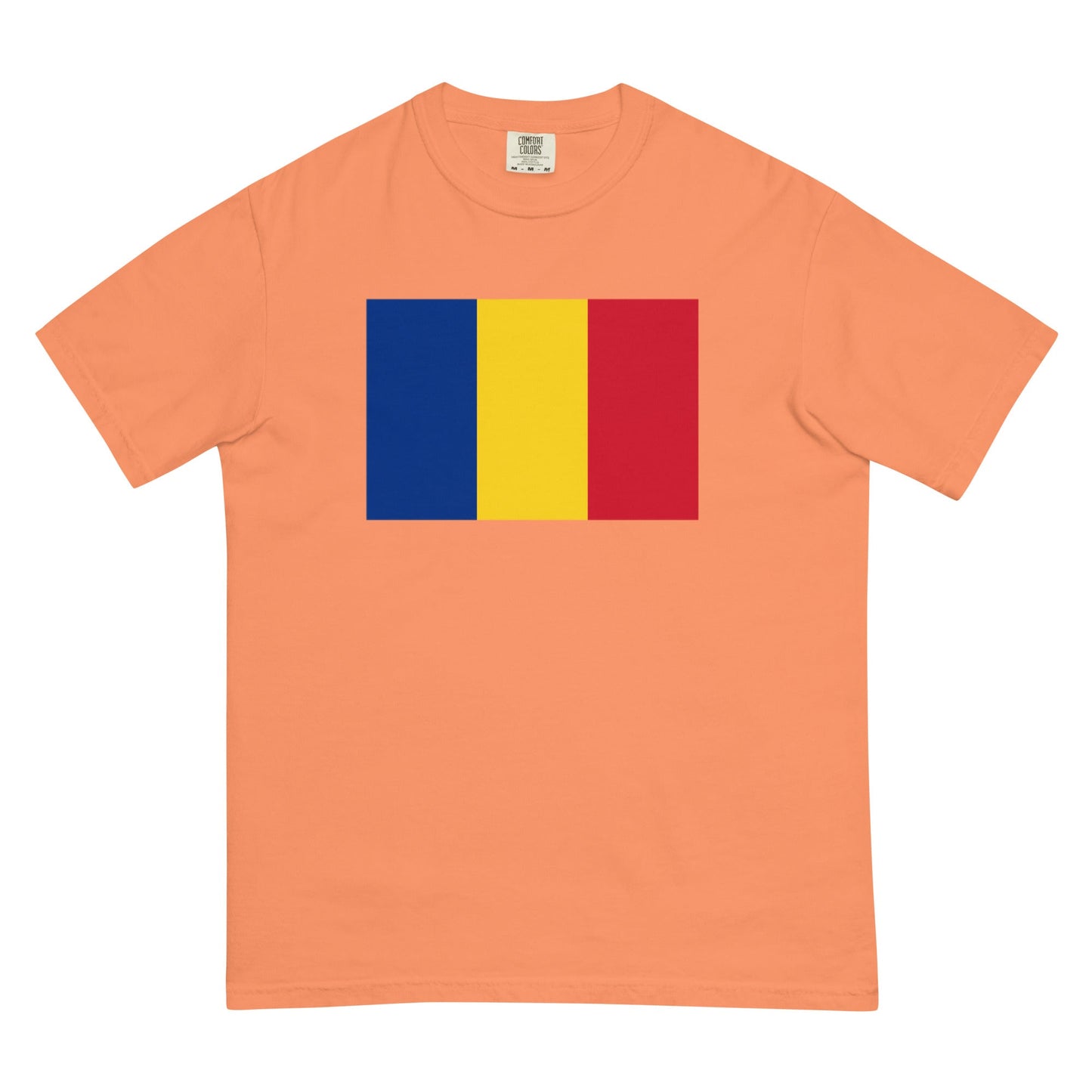 Romania flag shirt in true navy, size 3X large