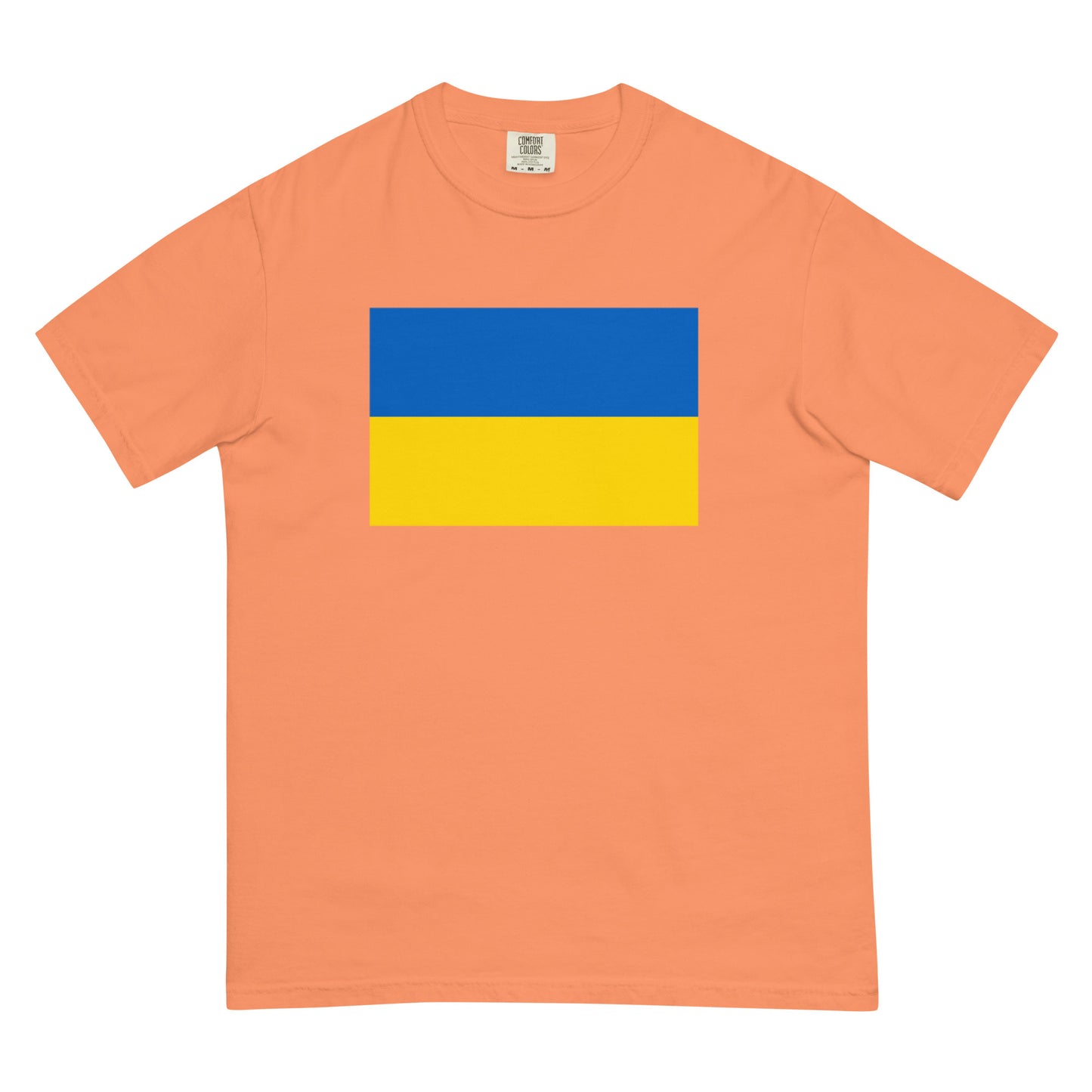 Ukraine flag shirt in black, size small