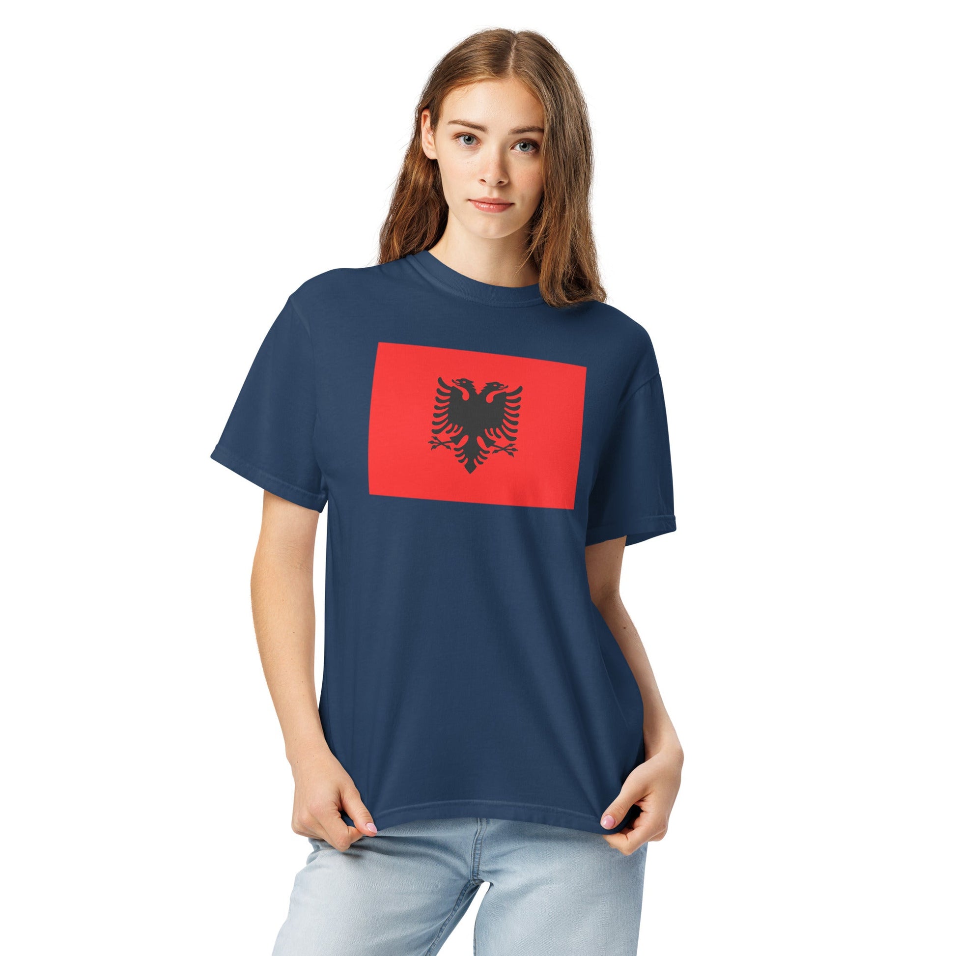 black flag shirt for Albania – size large