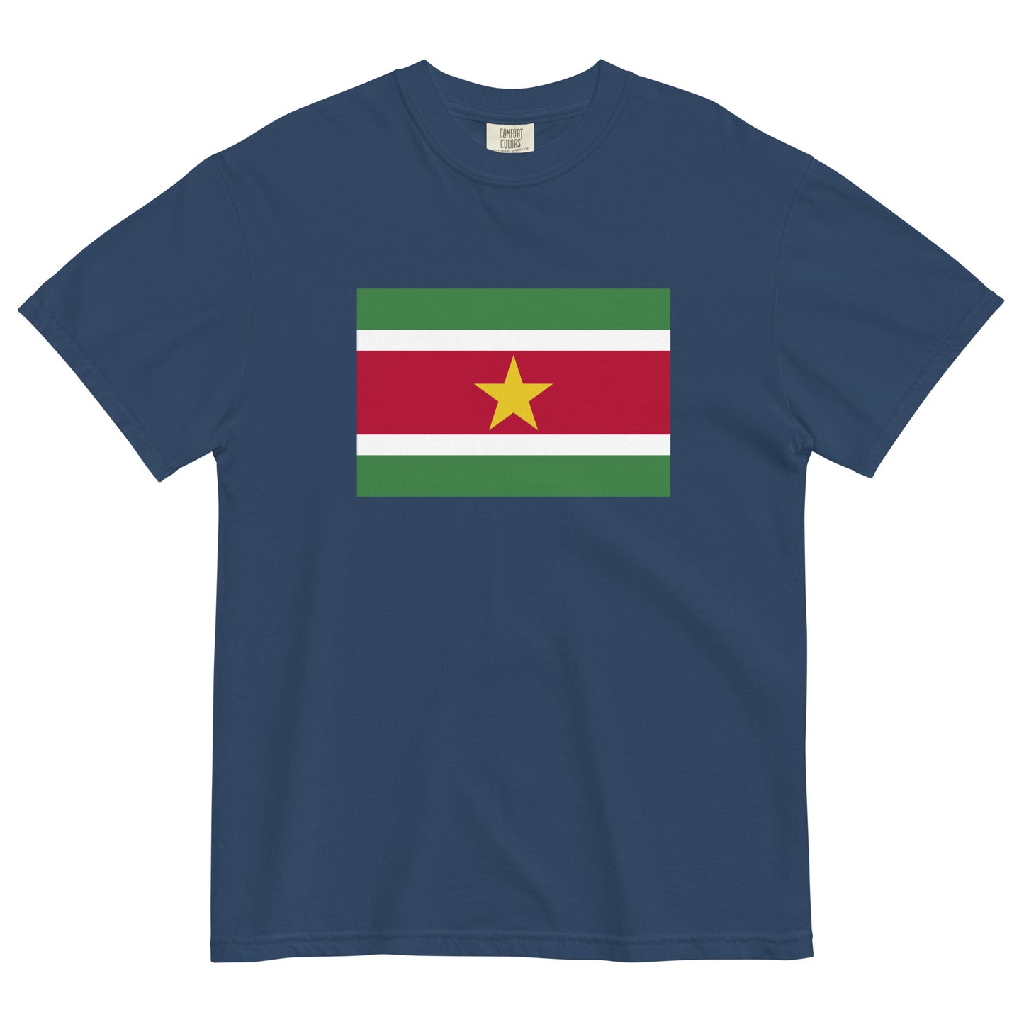Suriname pride shirt in black – unisex, 3X large