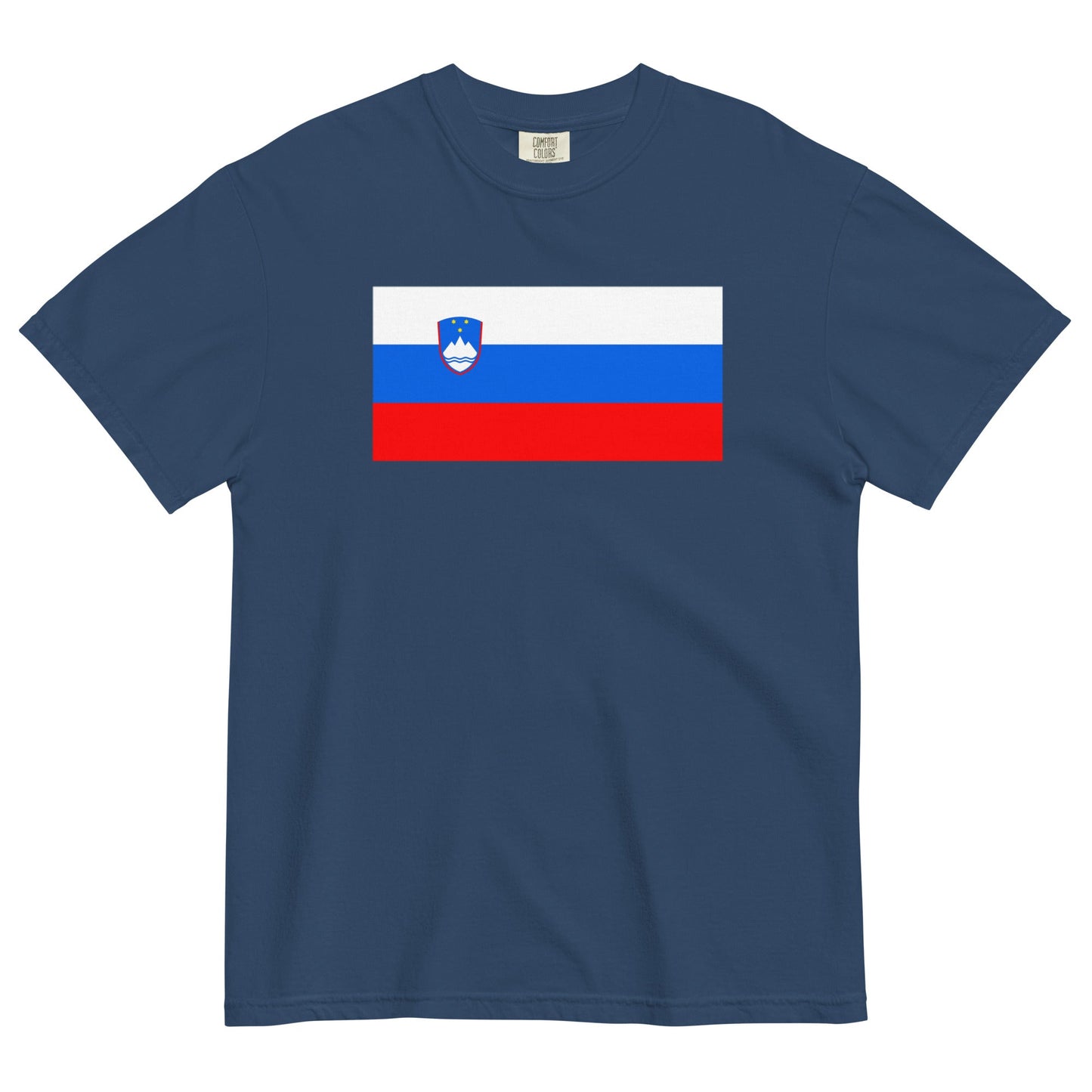 black shirt with Slovenia flag design, extra large