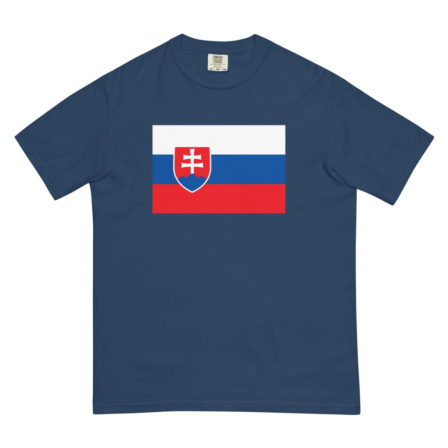 Slovakia pride shirt in black – unisex, 3X large