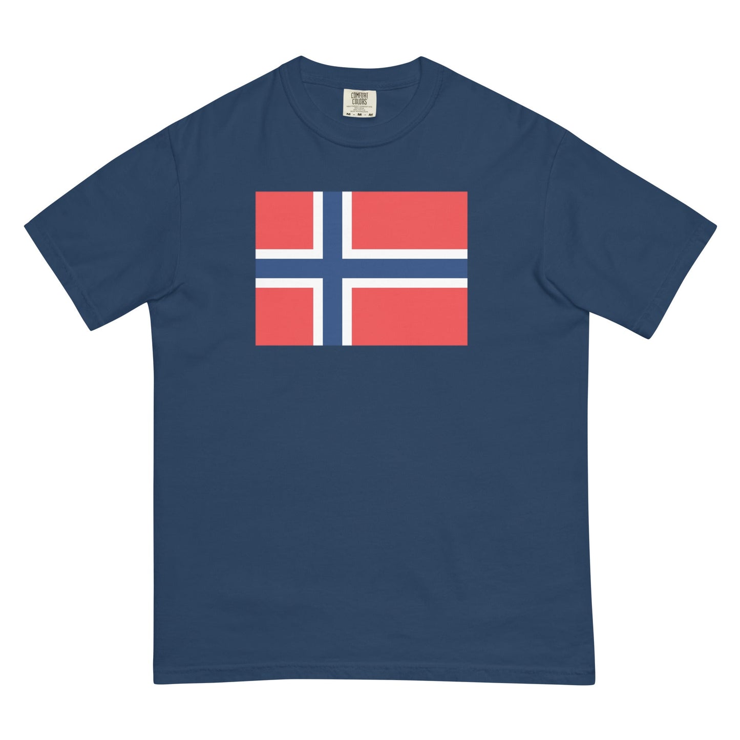 Norway pride shirt in red – unisex, medium
