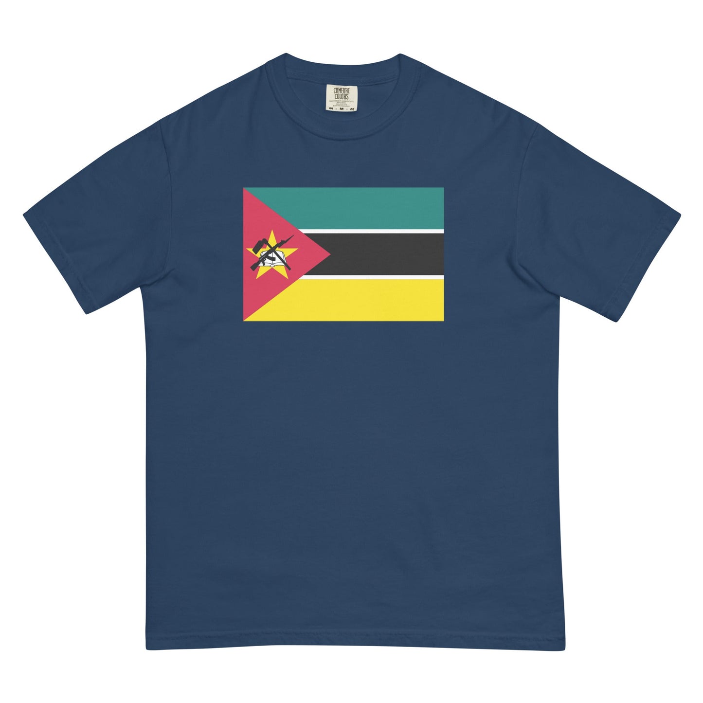 Flag tee representing Morocco in true navy, small