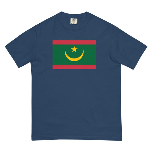Mauritania heritage shirt, black, size small