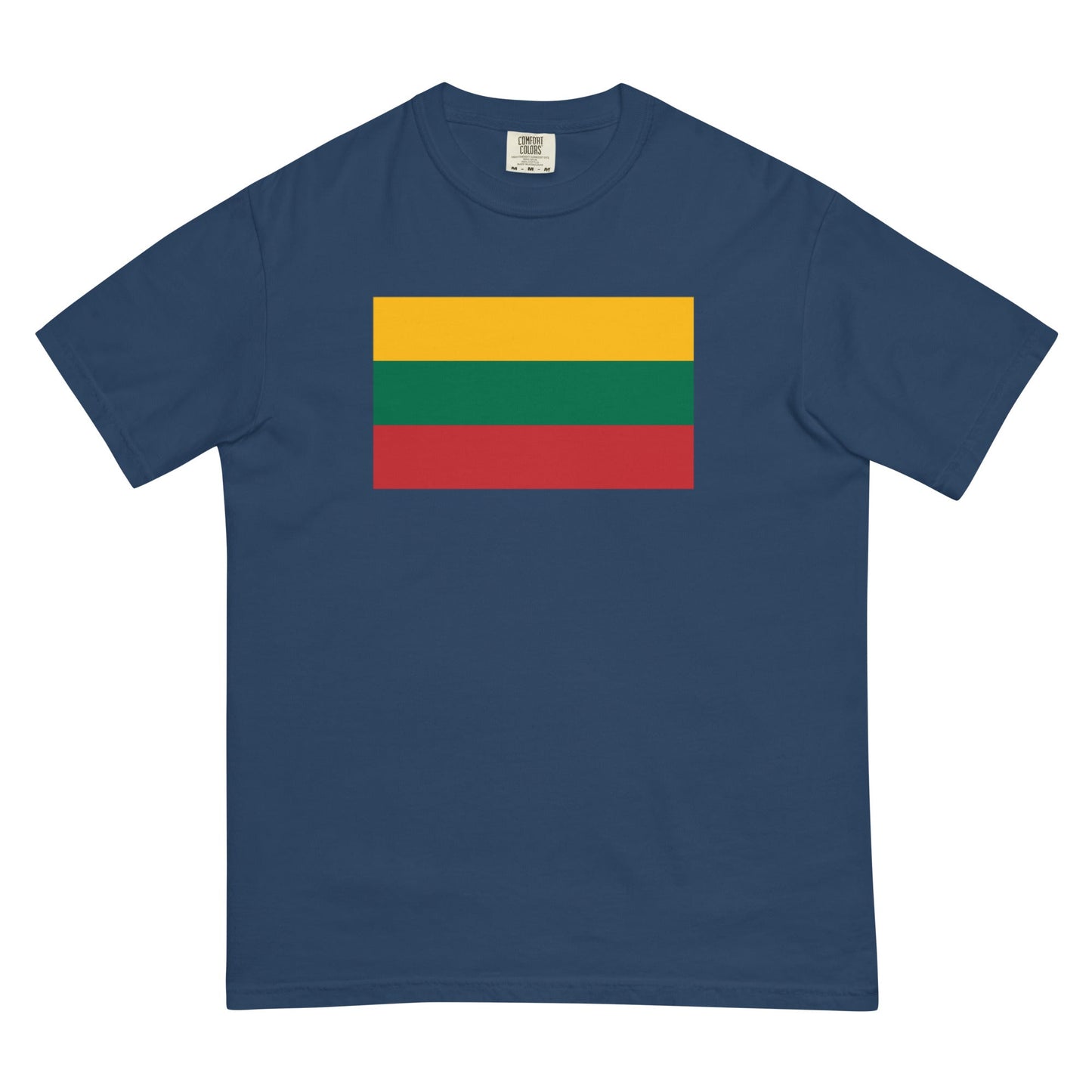 Lithuania pride shirt in blue spruce – unisex, medium