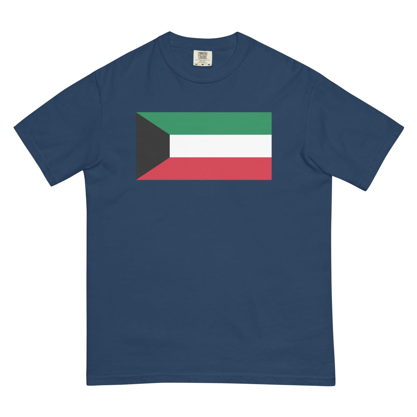 hemp shirt with Kuwait flag design, large