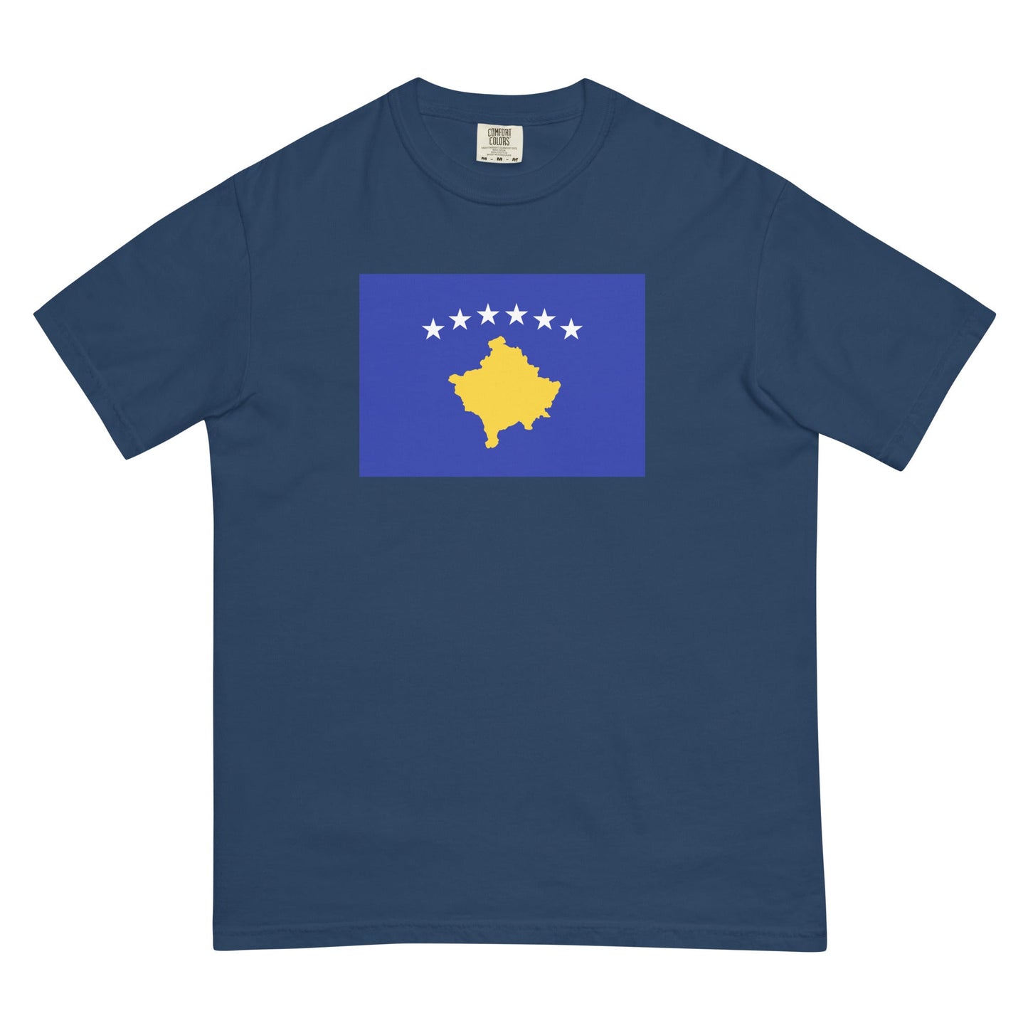 Kosovo 1 pride shirt in true navy – unisex, 2X large