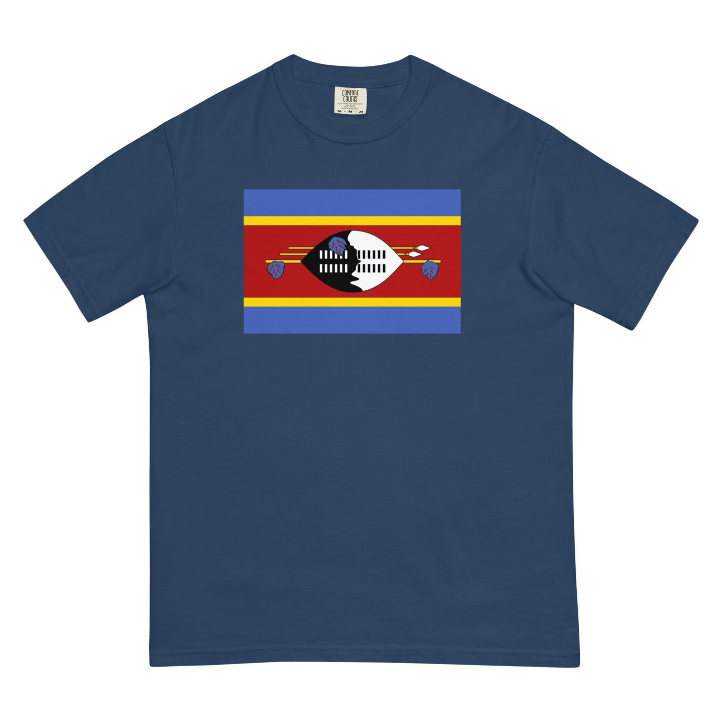 Eswatini Formerly Swaziland heritage shirt, berry, size large