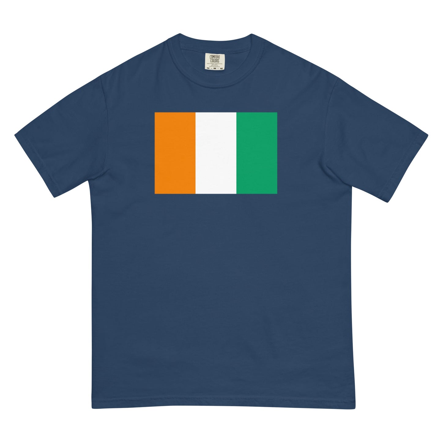 brick shirt with Cote Divoire flag design, 3X large