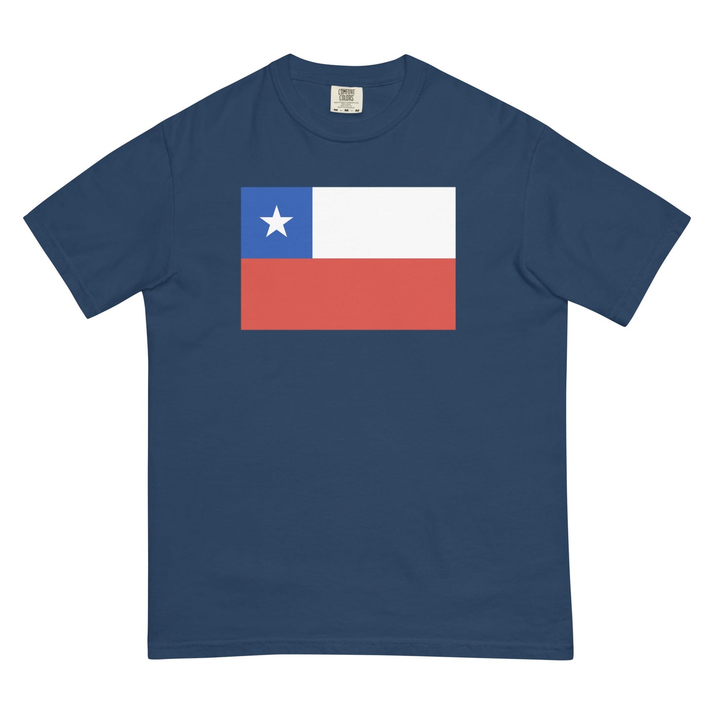 Chile flag shirt in crimson, size extra large