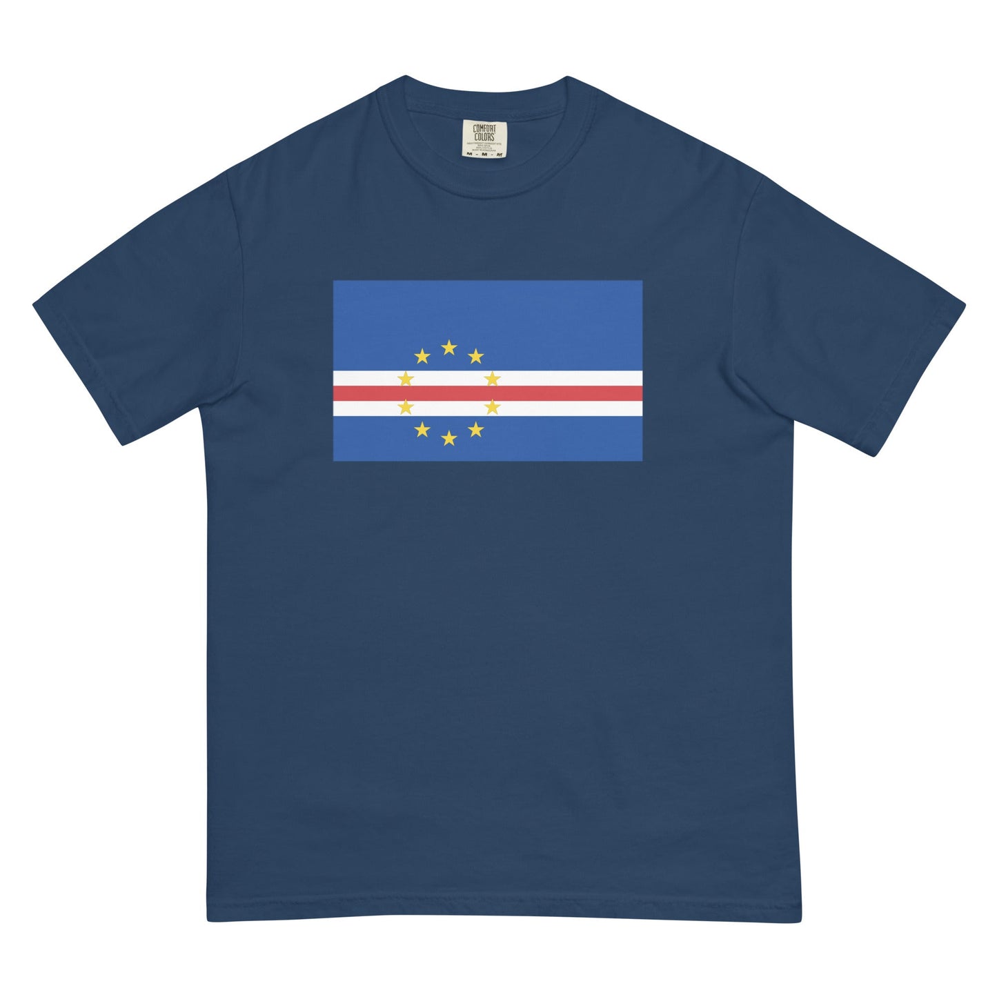 Cape Verde pride shirt in blue spruce – unisex, medium