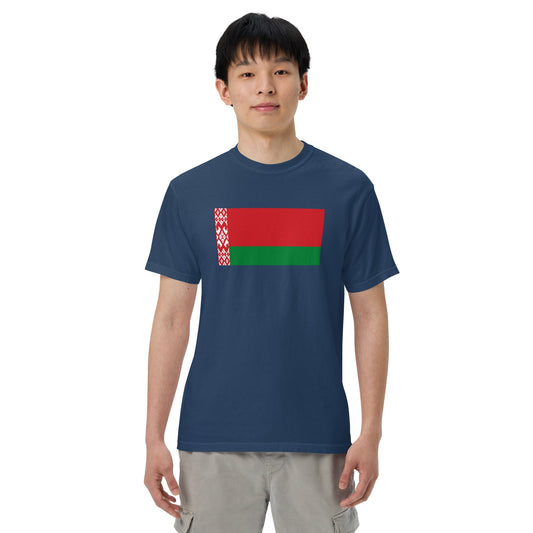 Belarus flag shirt in black, size medium