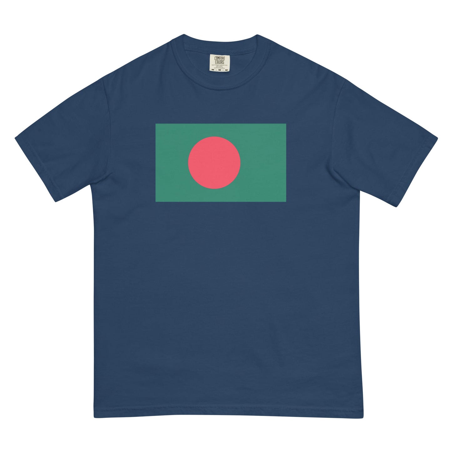 Bangladesh flag shirt in berry, size 4X large
