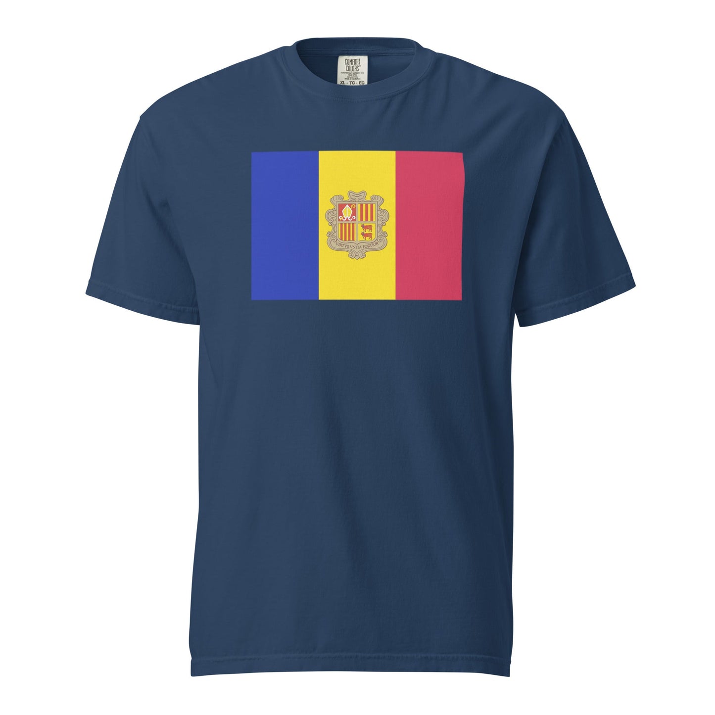 Andorra heritage shirt, true navy, size extra large