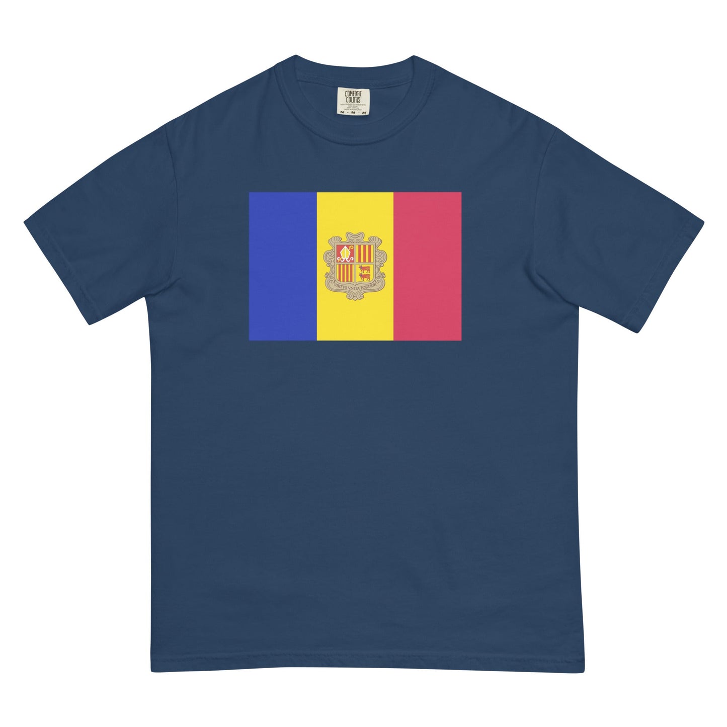 espresso flag shirt for Andorra – size large