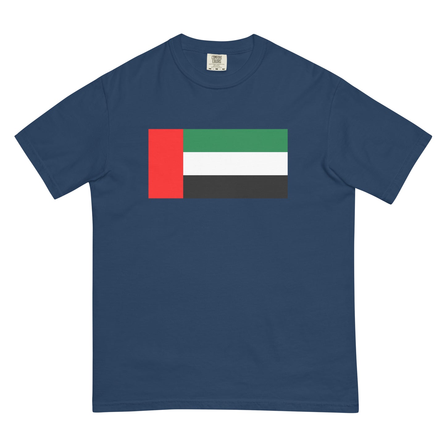 United Arab Emirates pride shirt in true navy – unisex, medium