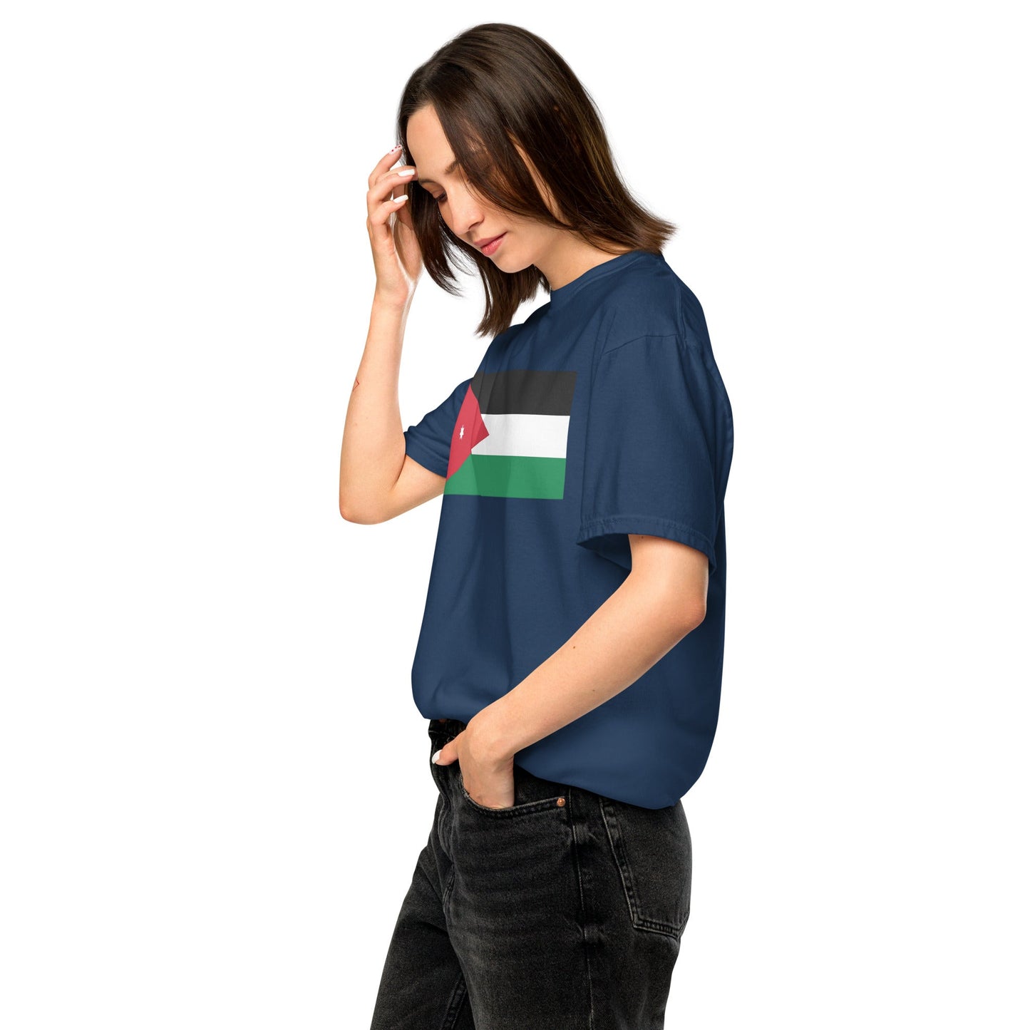 Jordan pride shirt in black – unisex, medium