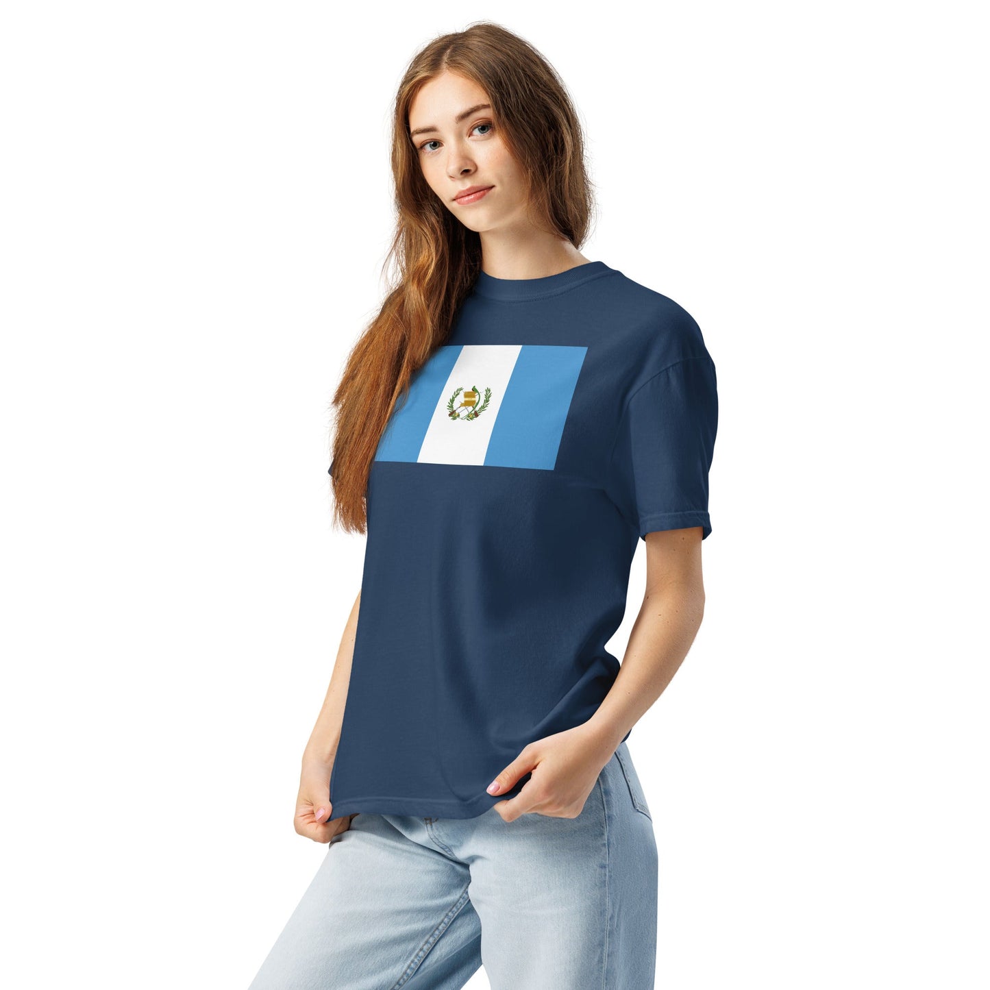 Guatemala pride shirt in black – unisex, 3X large