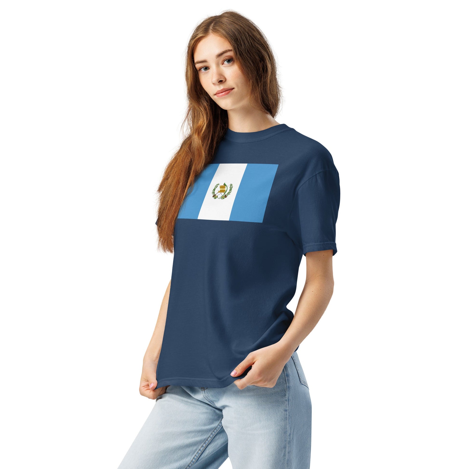 Guatemala pride shirt in black – unisex, 3X large