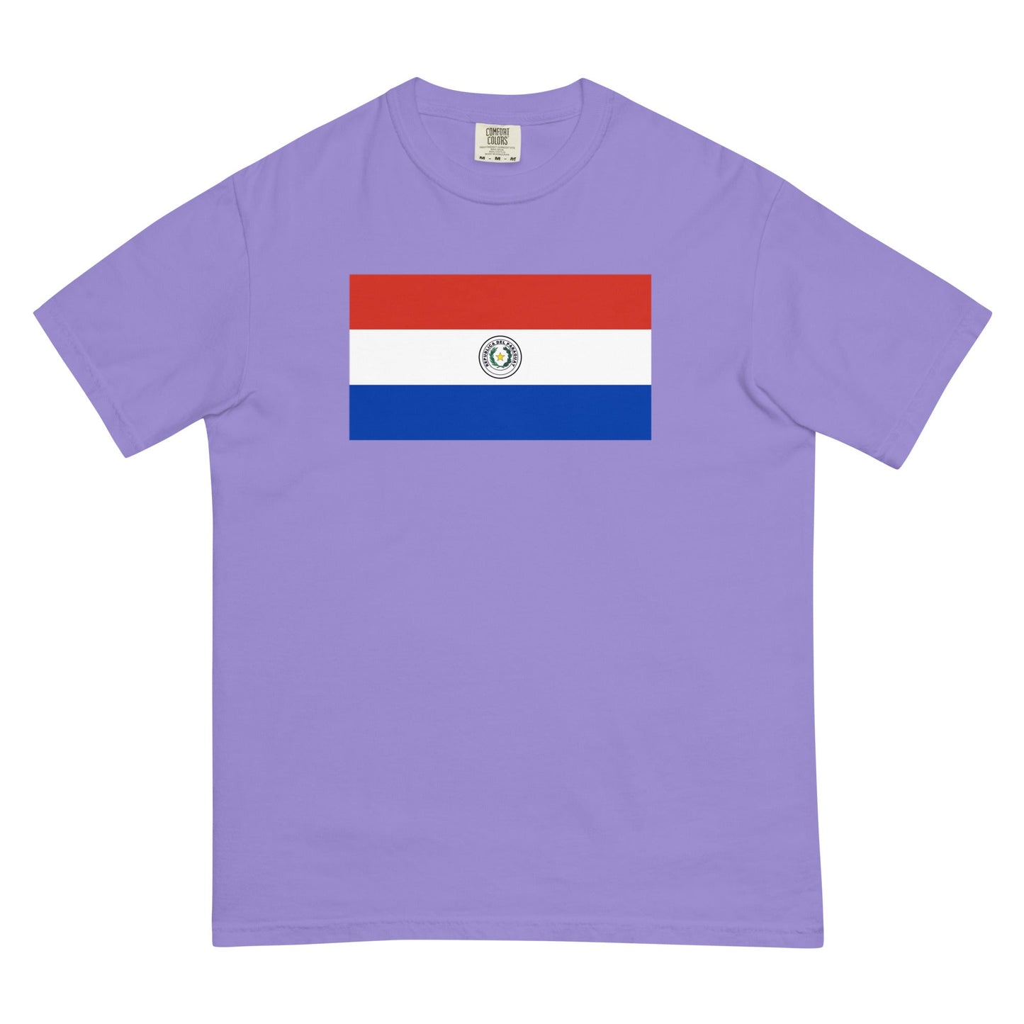 true navy shirt with Paraguay 1 flag design, 3X large