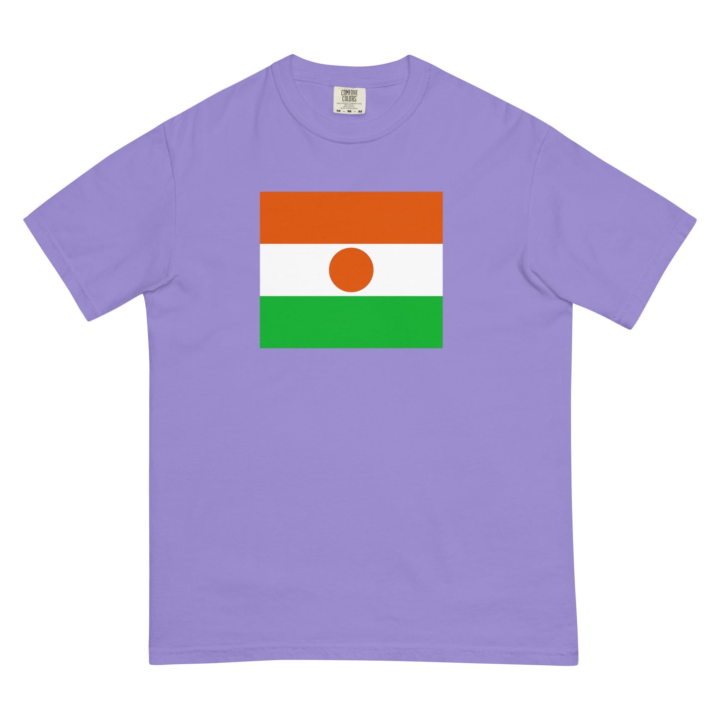 Niger flag shirt in black, size small