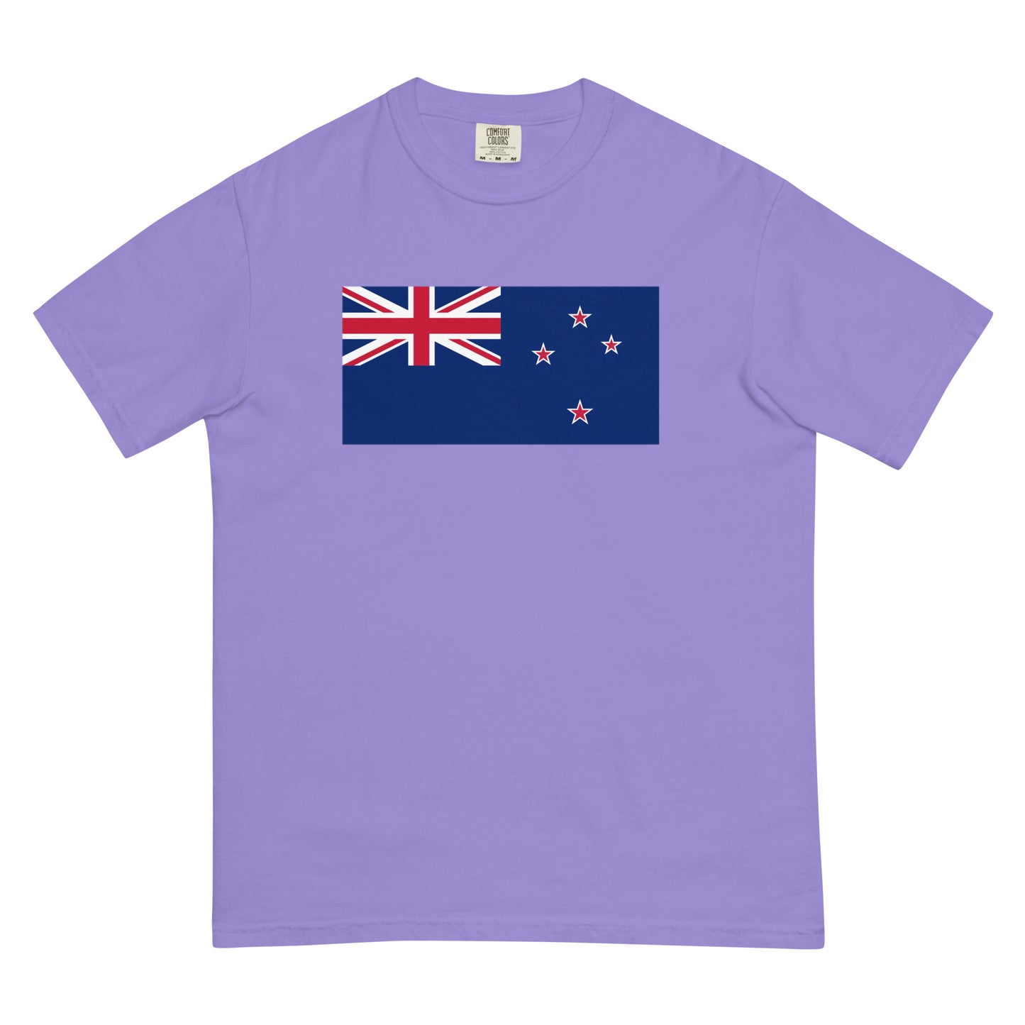 Stylish Nicaragua 1 flag t-shirt laid flat, medium, true navy