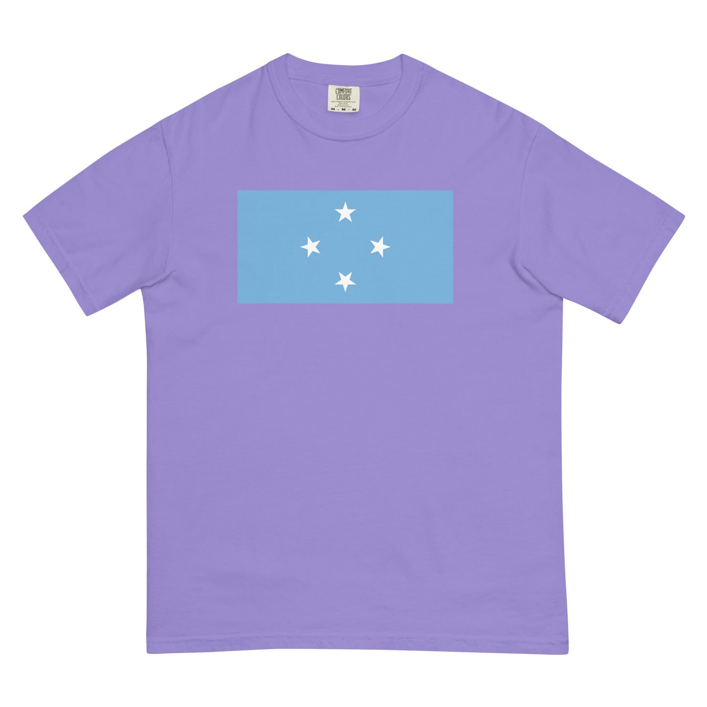 Micronesia flag shirt in midnight, size 2X large