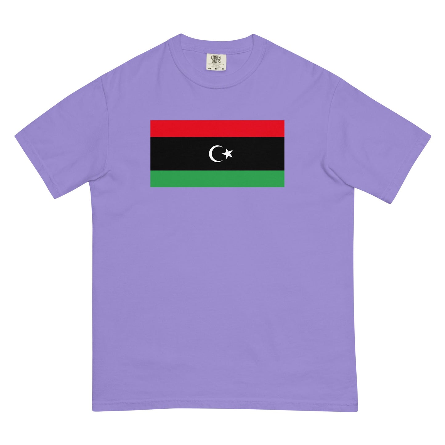 Flag tee representing Libya in brick, 4X large