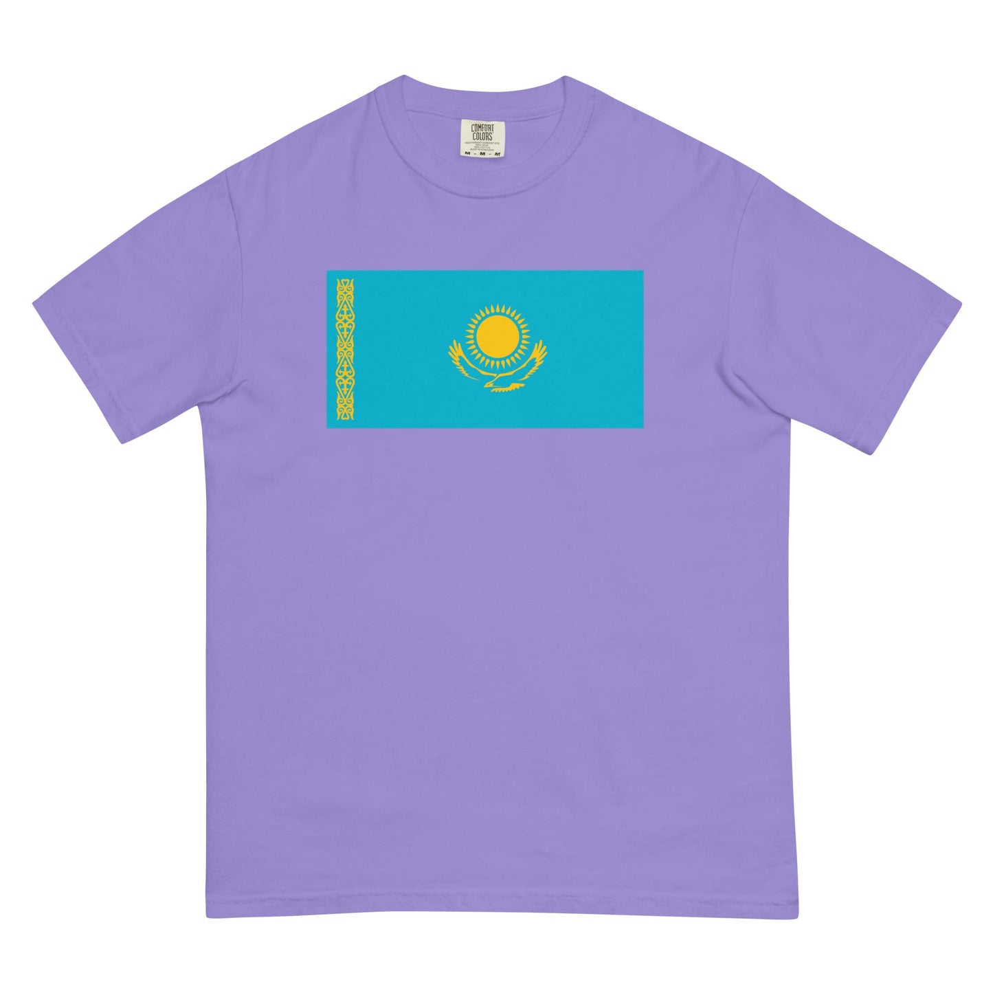 Kazakhstan national shirt, 3X large, in blue spruce