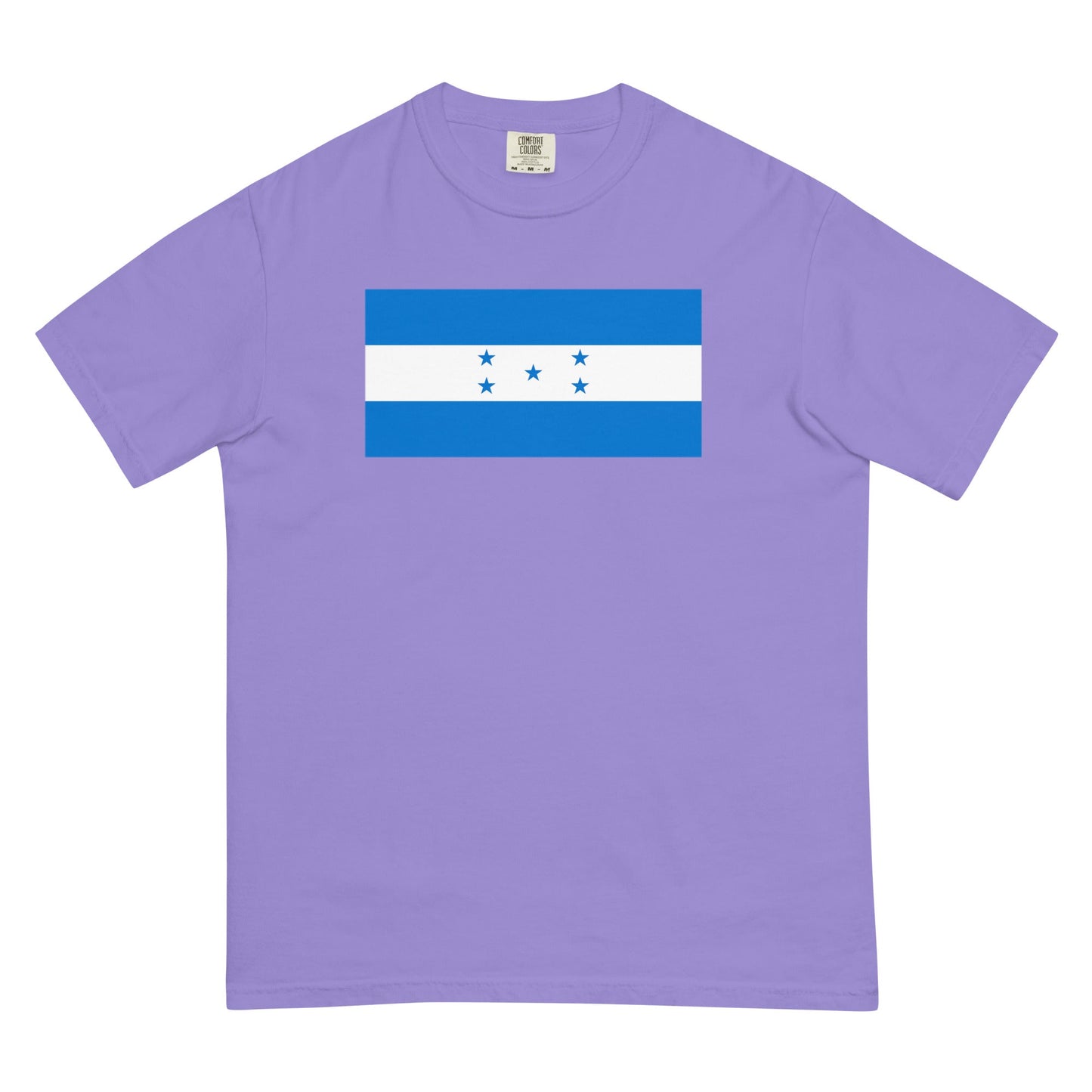 Bold Honduras flag design tee in brick, 4X large