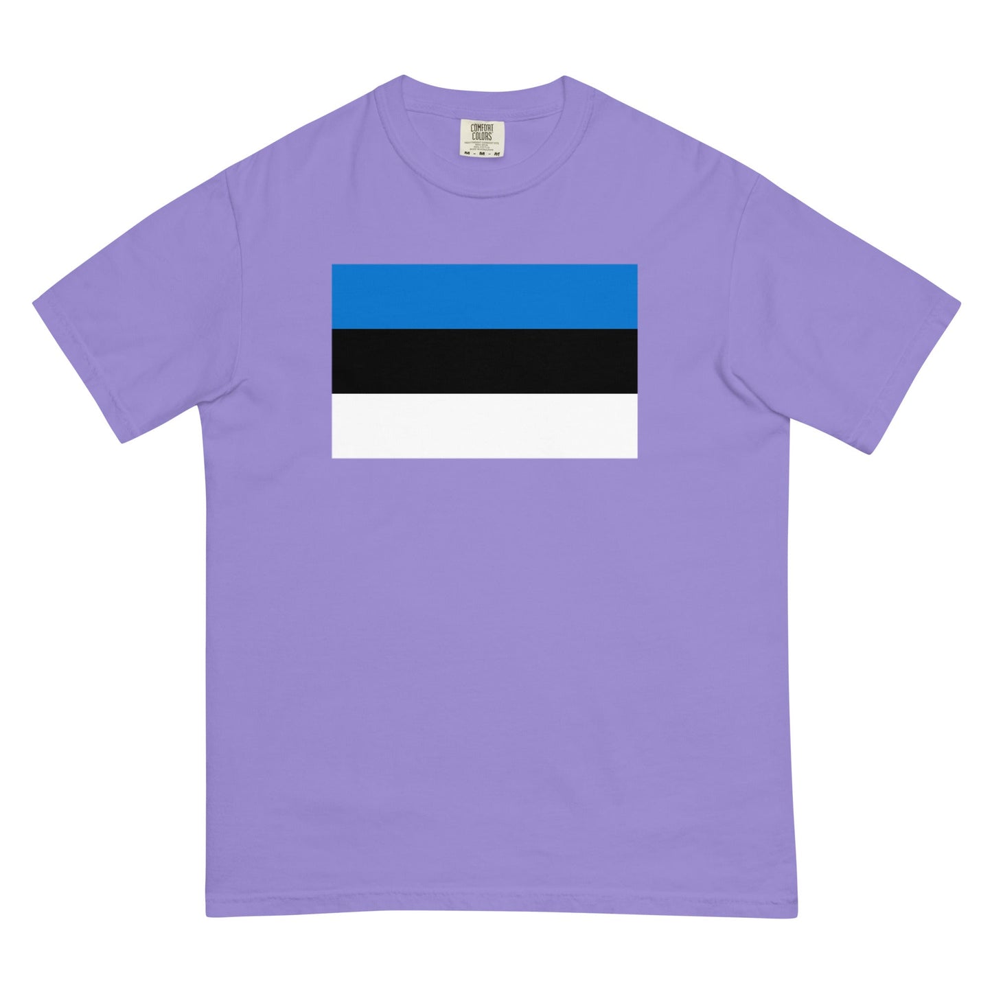 Estonia flag shirt in berry, size small