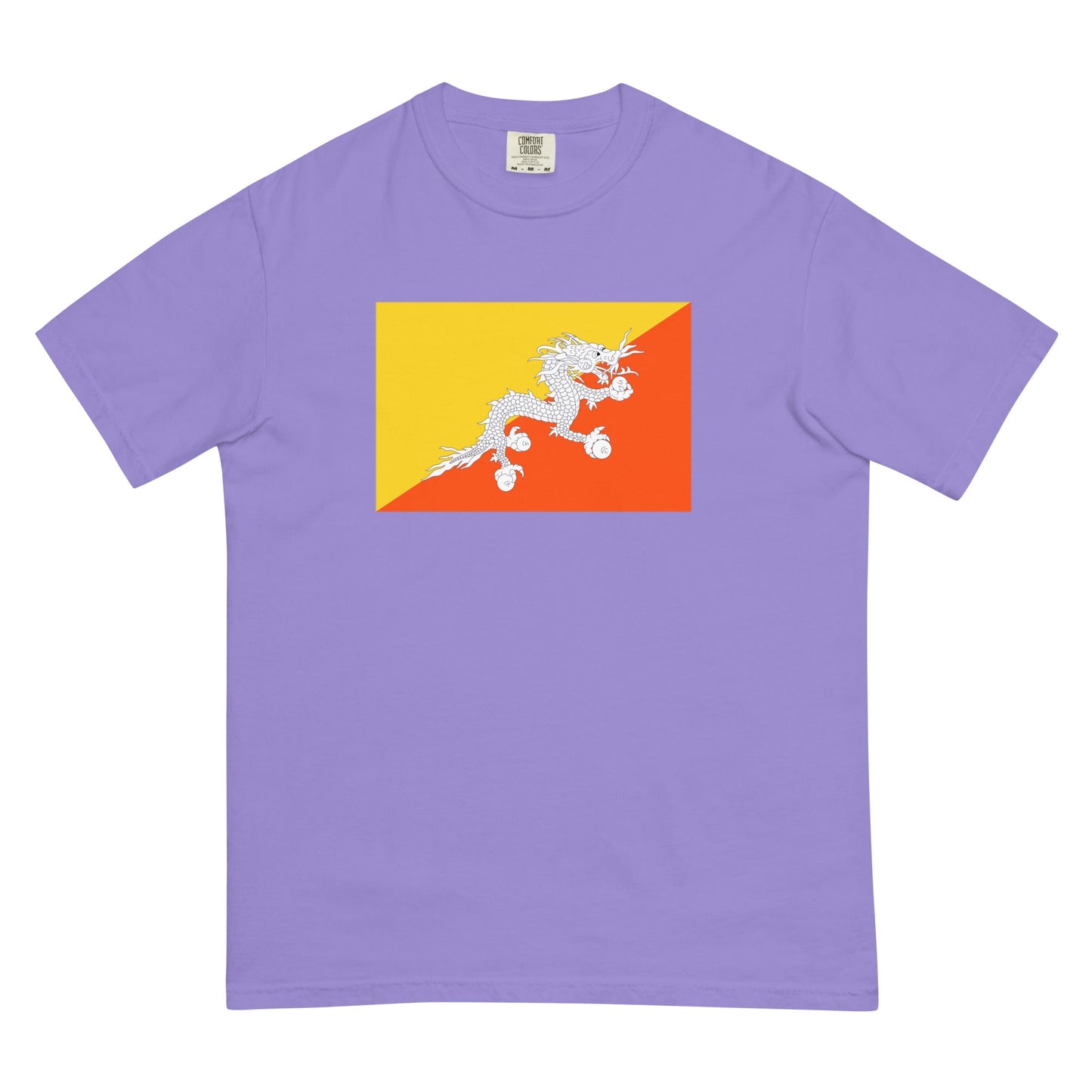 Bhutan heritage shirt, yam, size medium