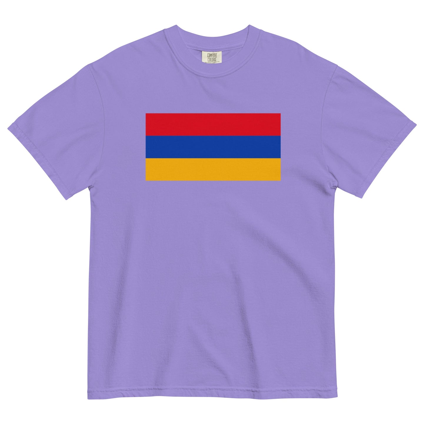 Flag tee representing Armenia in hemp, small