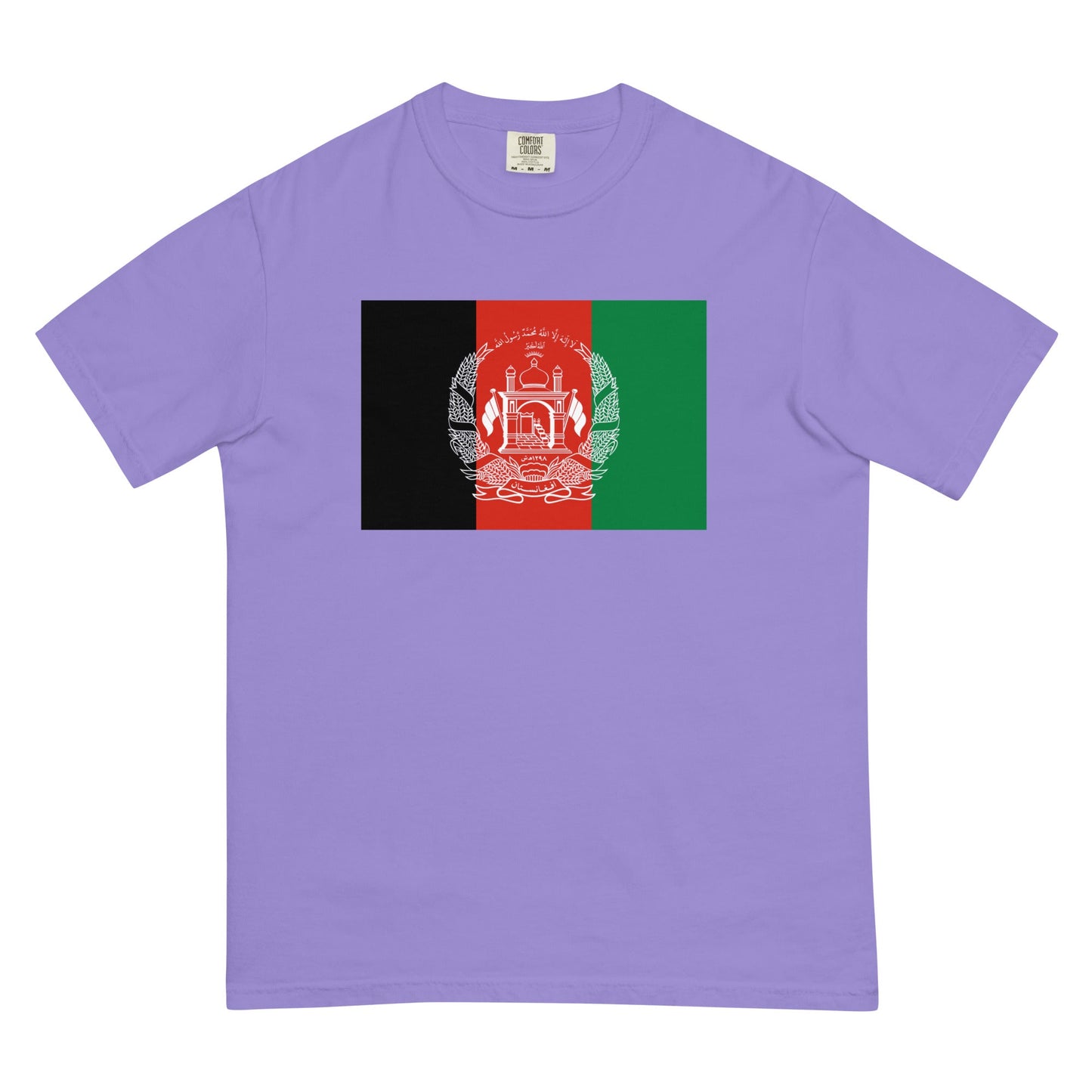 Afghanistan pride shirt in espresso – unisex, 3X large