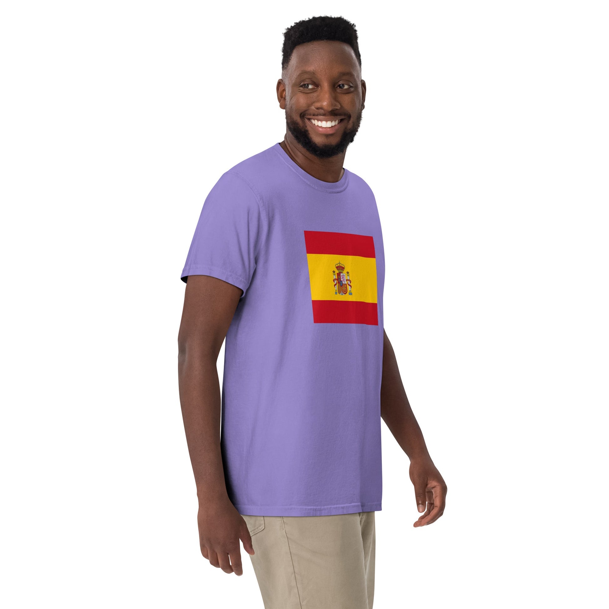 black shirt with Spain flag design, 4X large