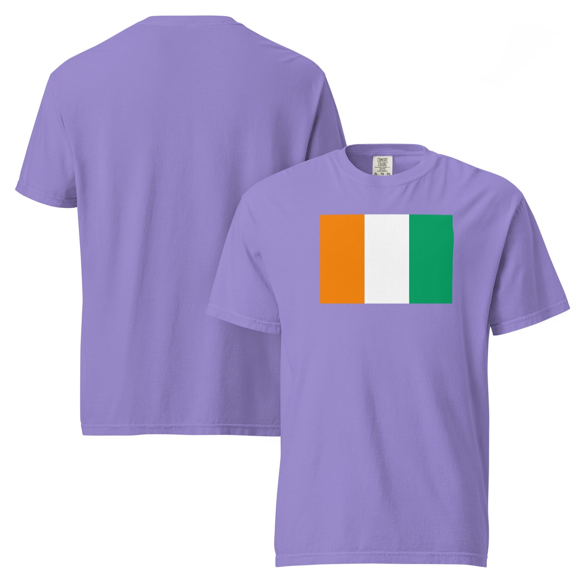 Cote Divoire pride shirt in brick – unisex, extra large