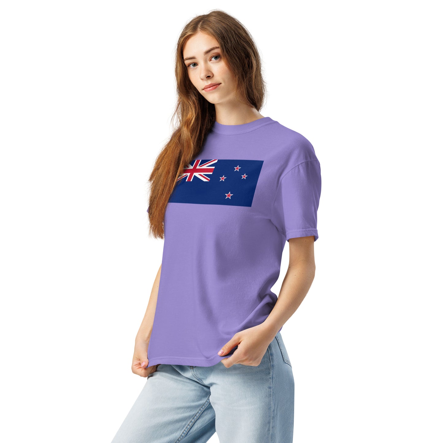 Stylish Nicaragua 1 flag t-shirt laid flat, 2X large, black