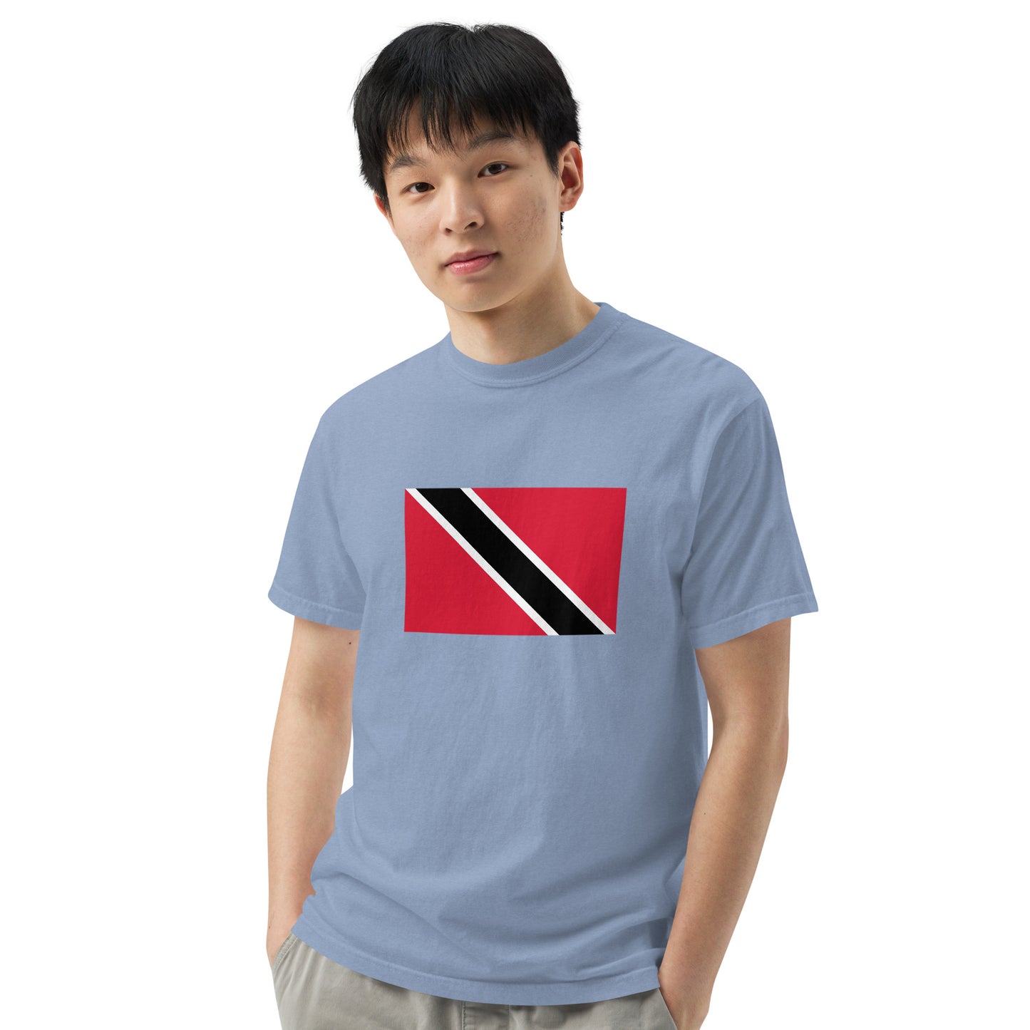 Trinidad pride shirt in flo blue – unisex, small