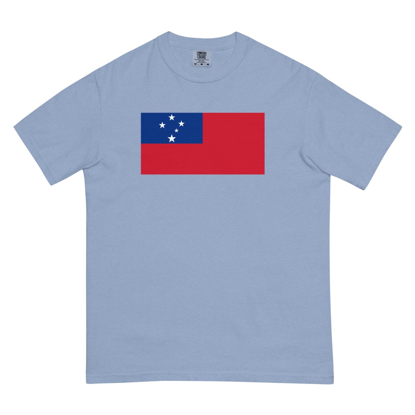 Samoa flag shirt in true navy, size 3X large