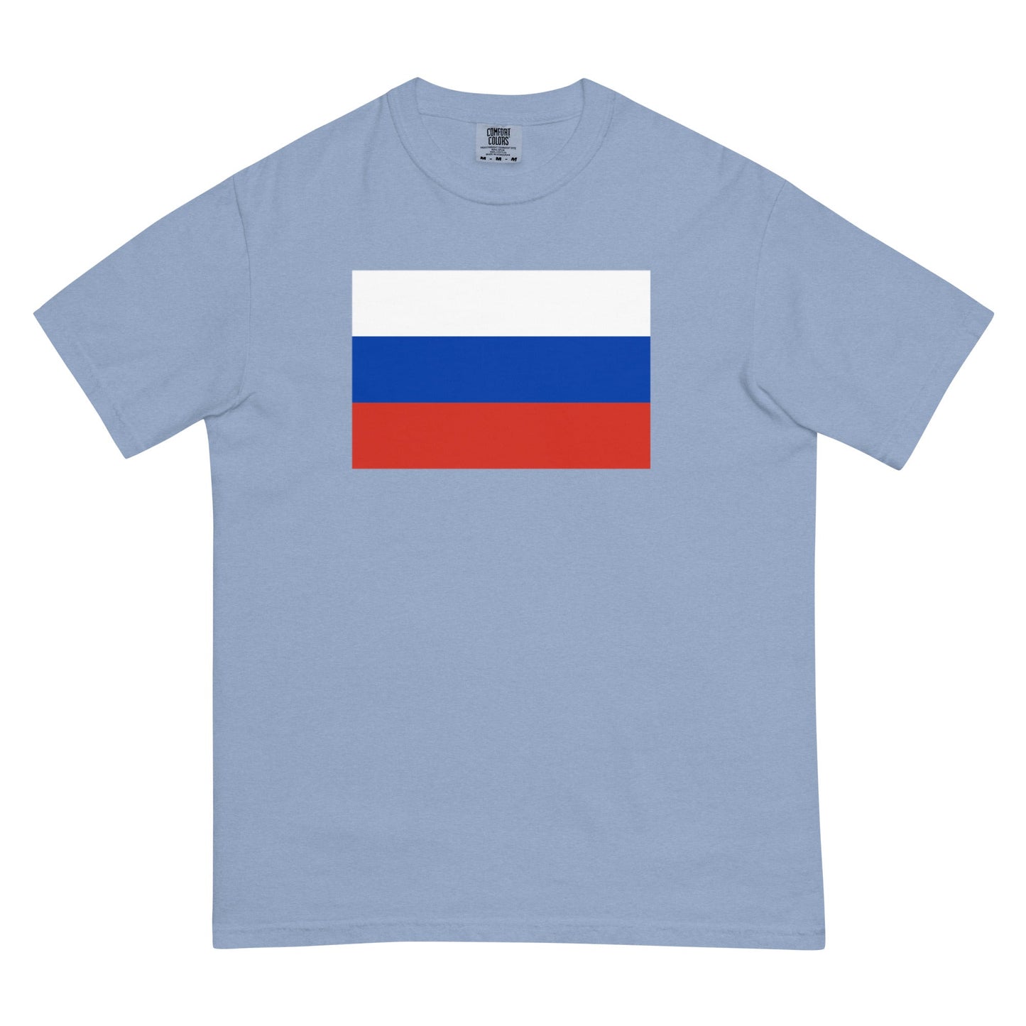 brick shirt with Russia flag design, small
