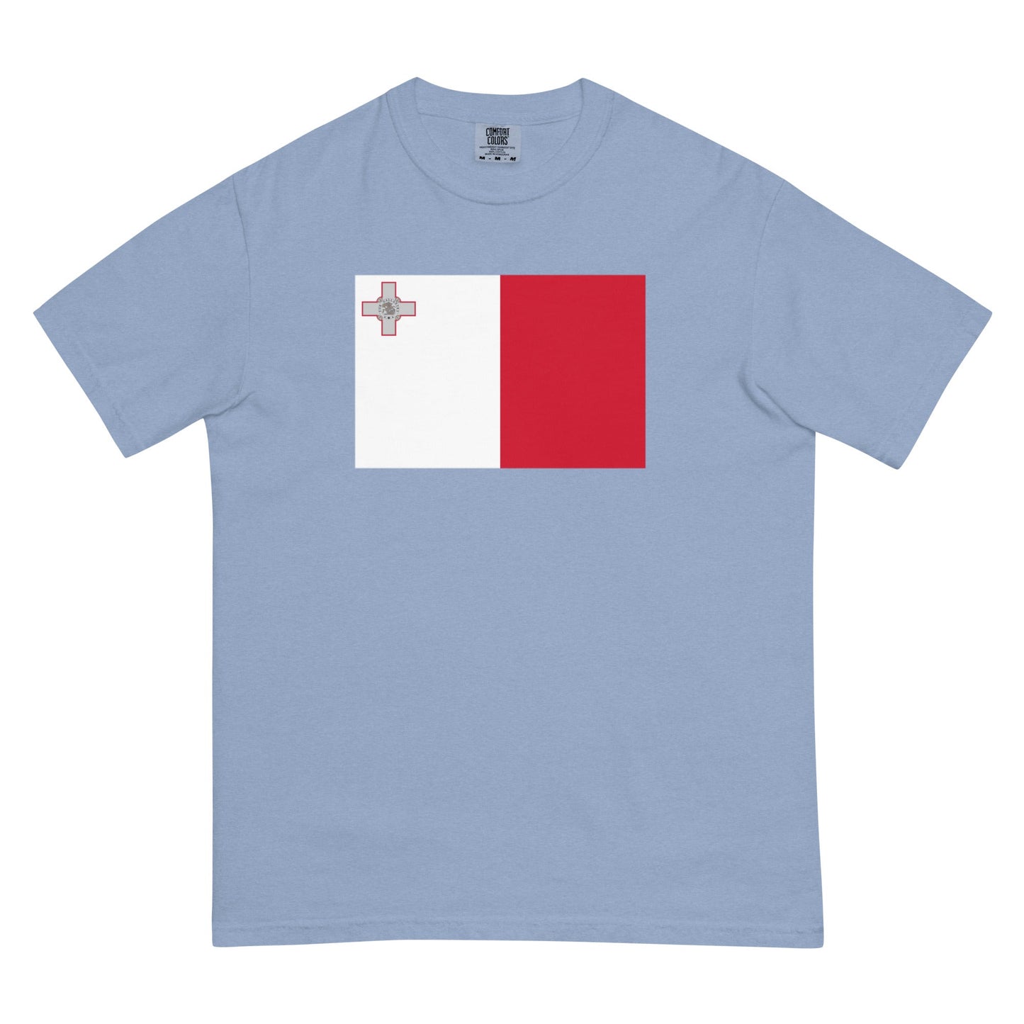 Malta flag shirt in grape, size 4X large