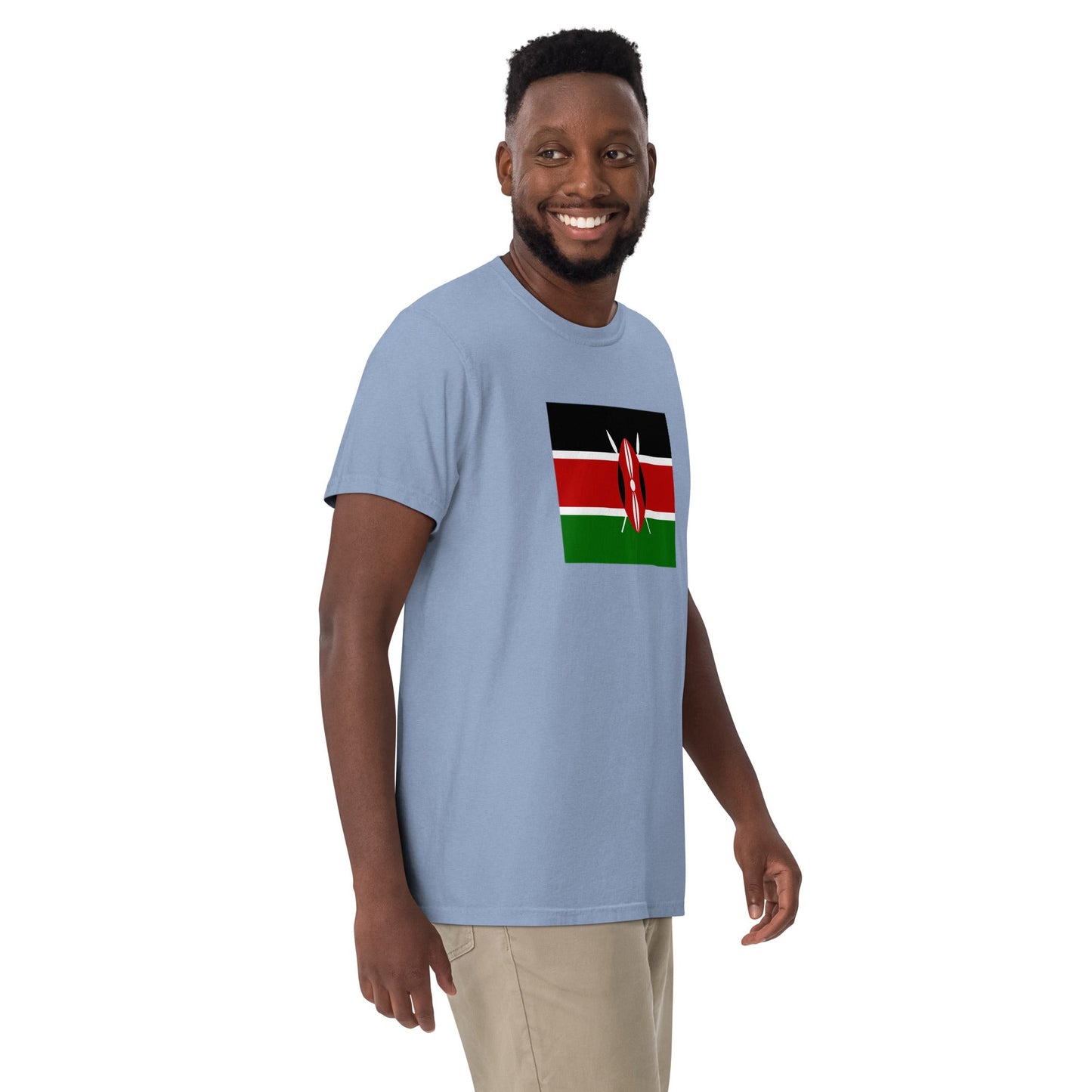 Kenya heritage shirt, red, size 2X large