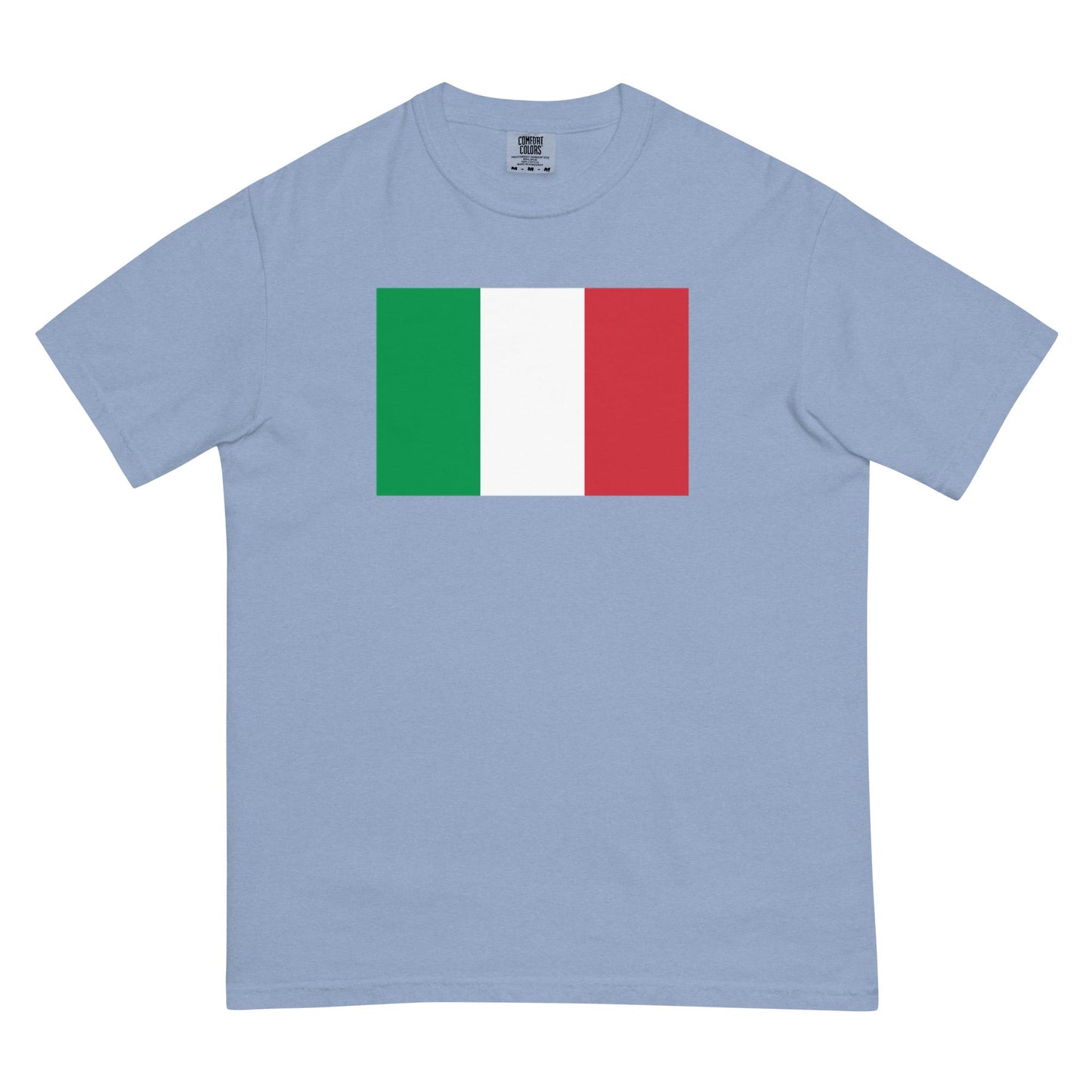 Flag tee representing Italy in espresso, small