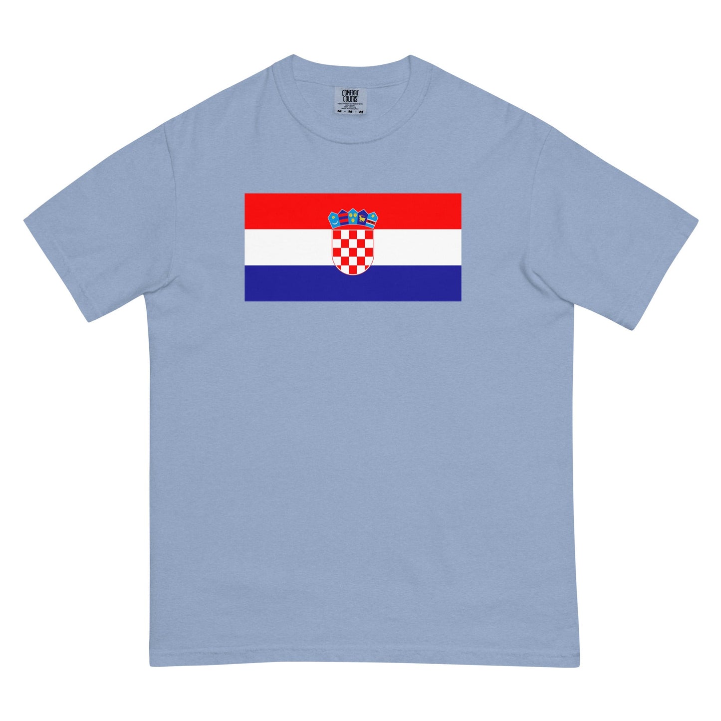 Croatia flag shirt in espresso, size large